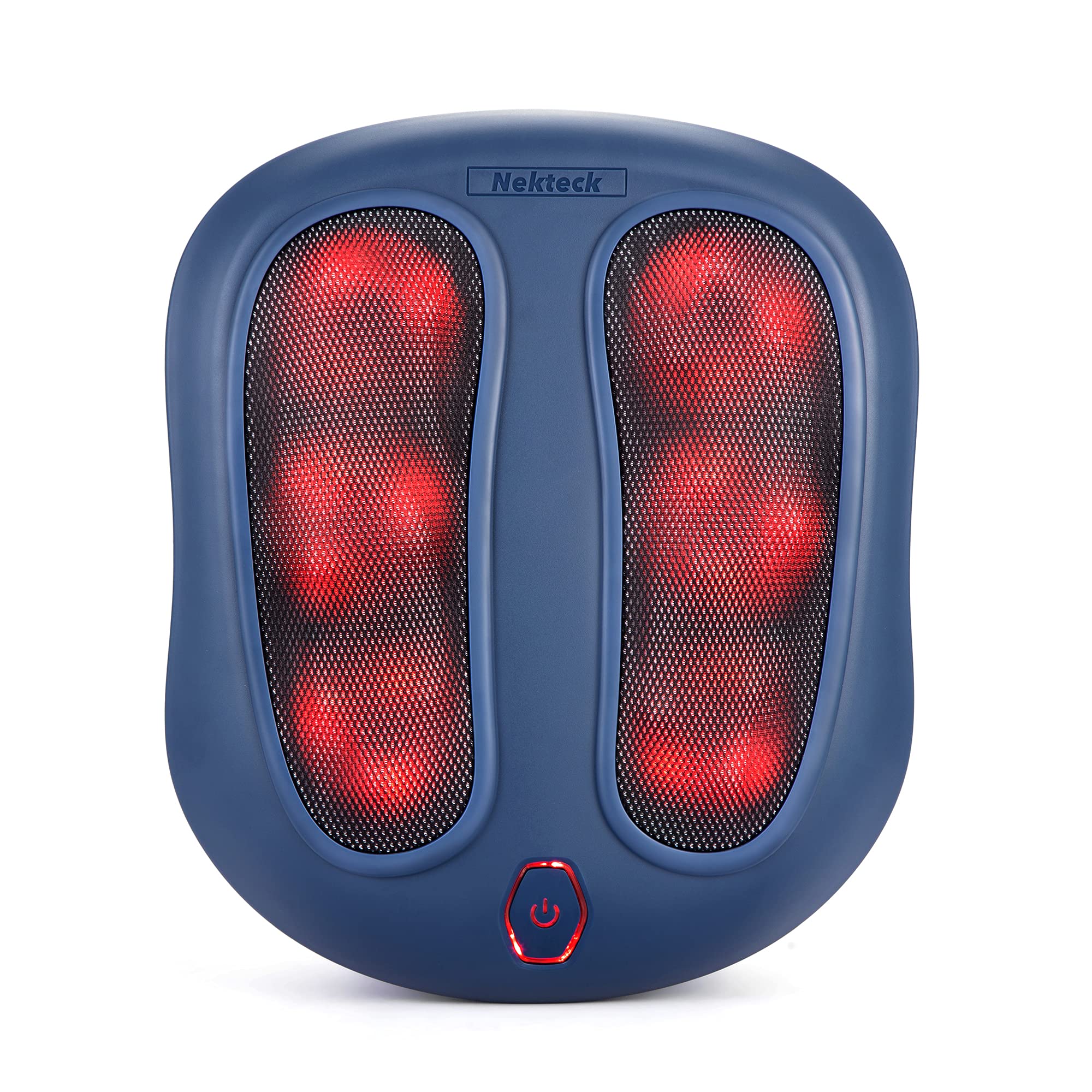 Nekteck Shiatsu Neck and Back Massager with Soothing Heat Electric