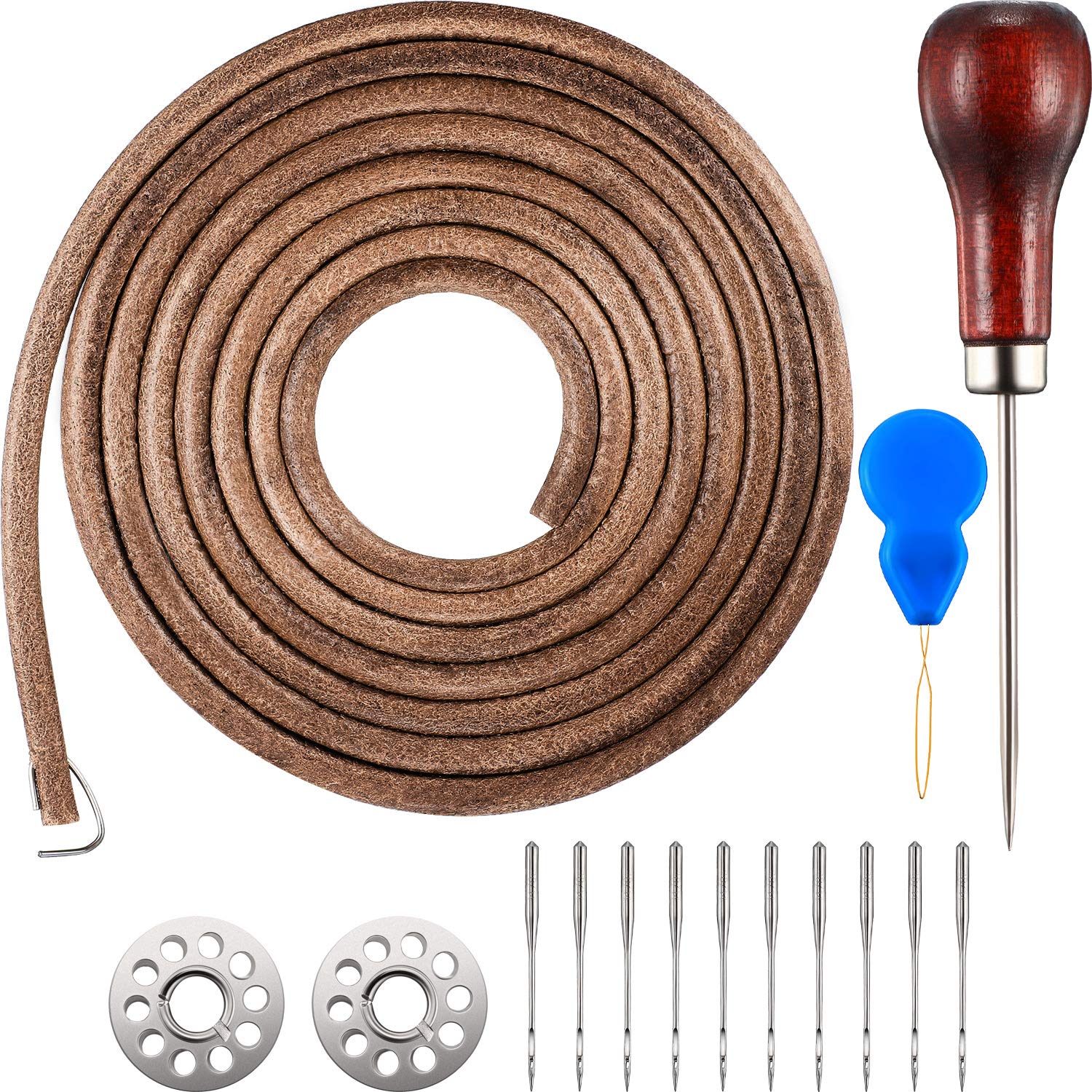 72 183cm Leather Treadle Belt With Hook For Singer Sewing Machine