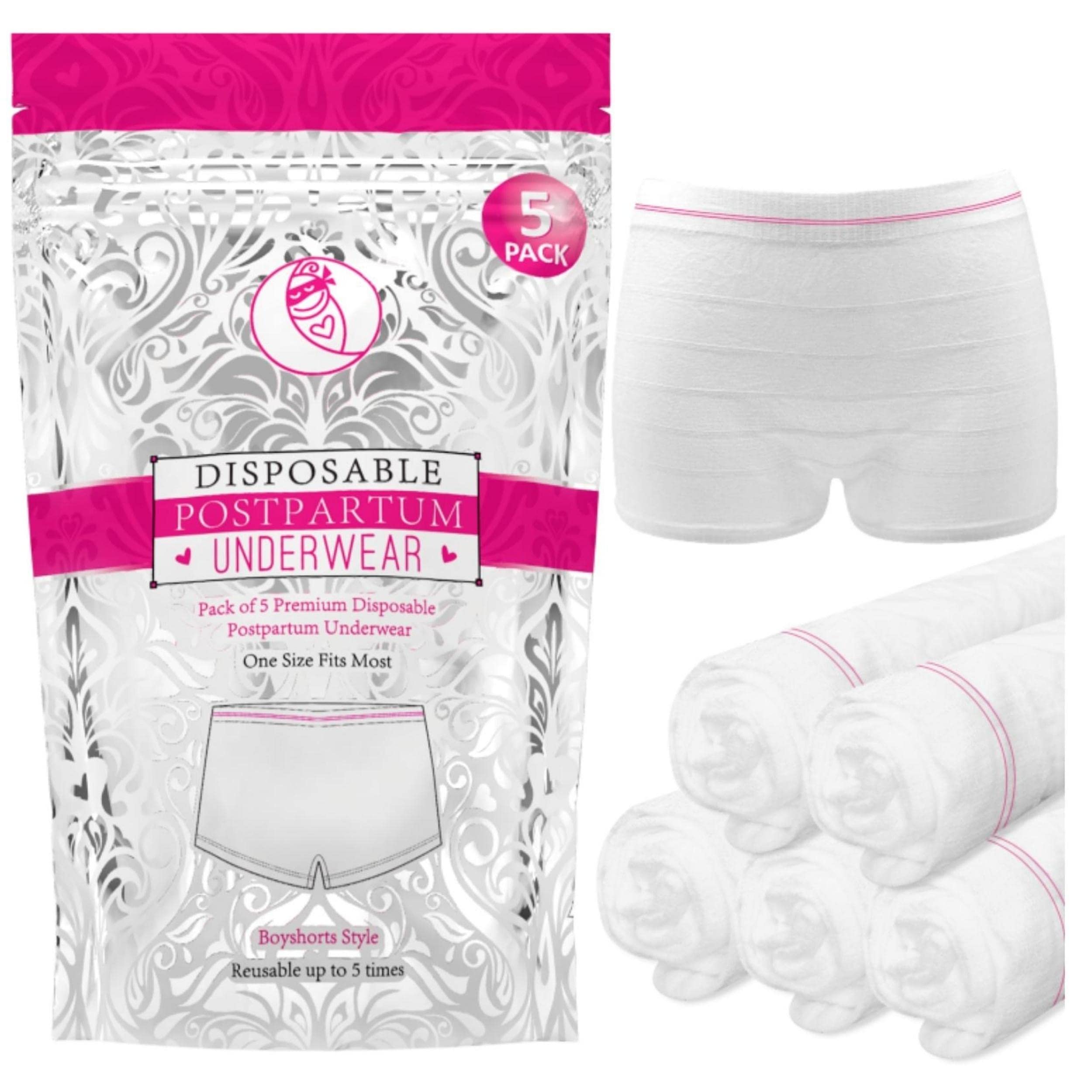 10 Counts Mesh Postpartum Underwear C-Section Recovery Briefs