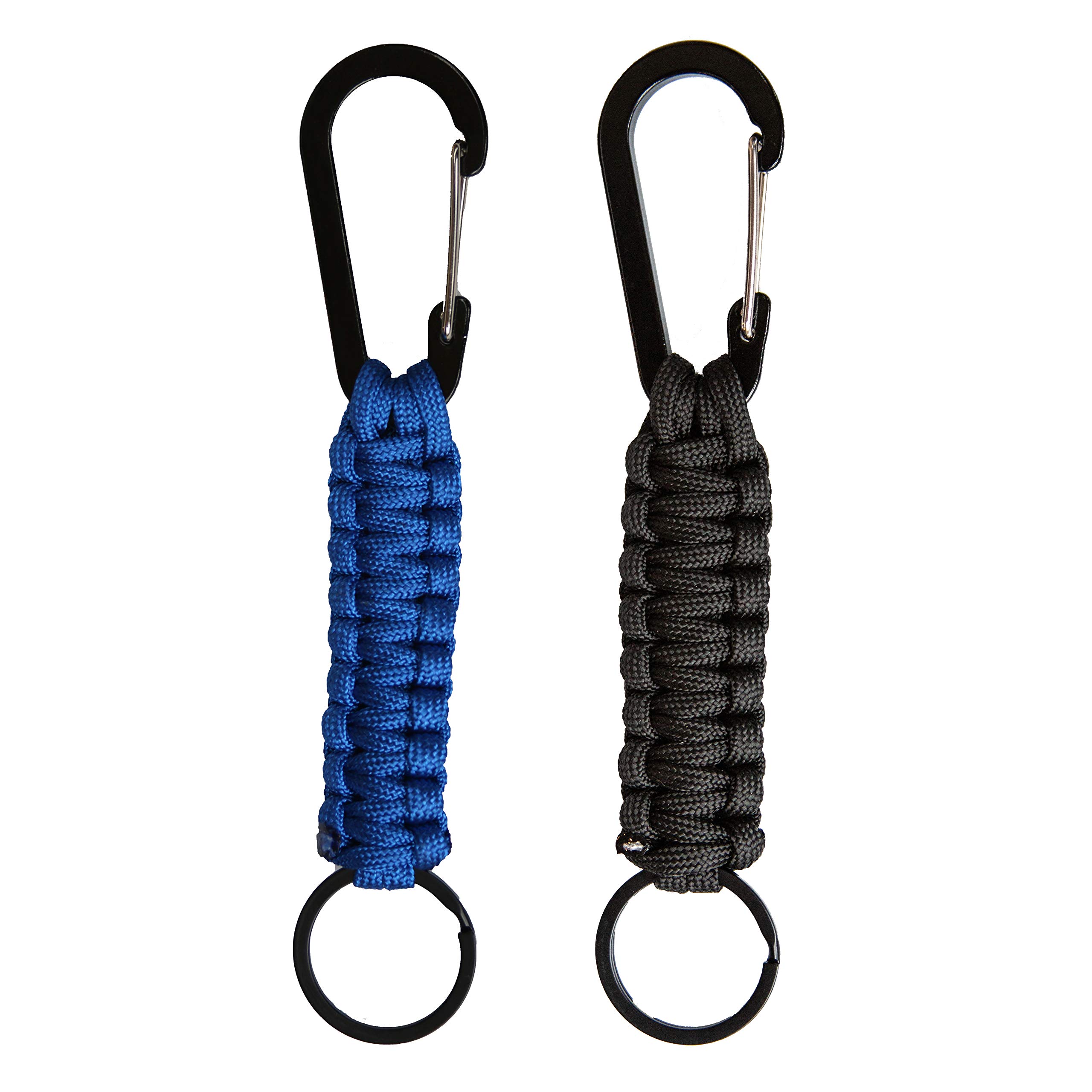 SoFresh Paracord D-Ring Keychain (Blue Camo)