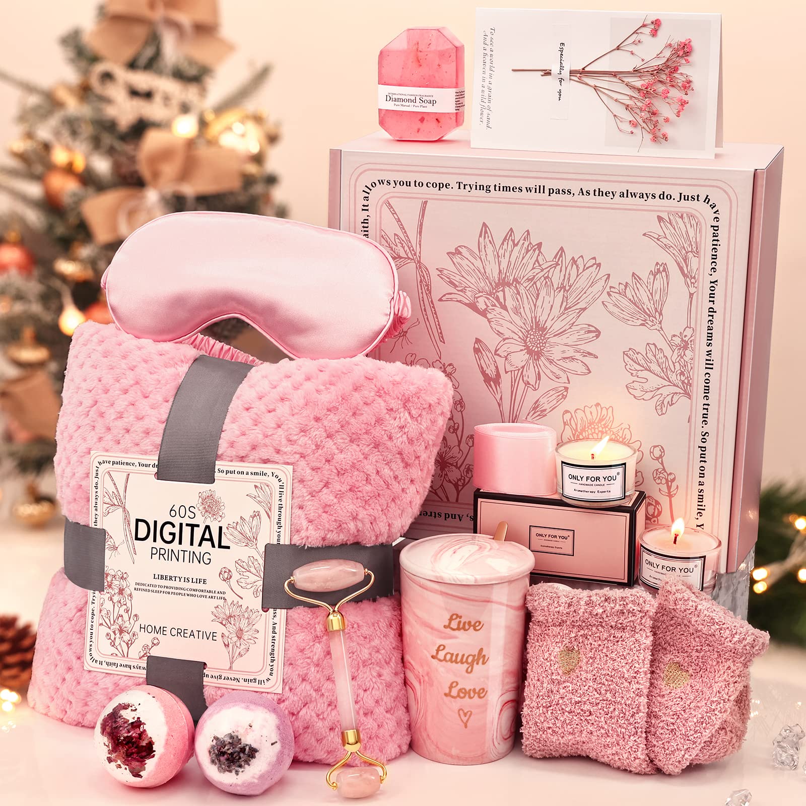 Birthday Gifts for Women,Happy Birthday Bath Set Relaxing Spa Gift Baskets  Ideas for Her, Mom, Sister, Female Friends, Coworker, Wife, Girlfriend,  Daughter, Unique Gifts for Women Who Have Everything - Walmart.com