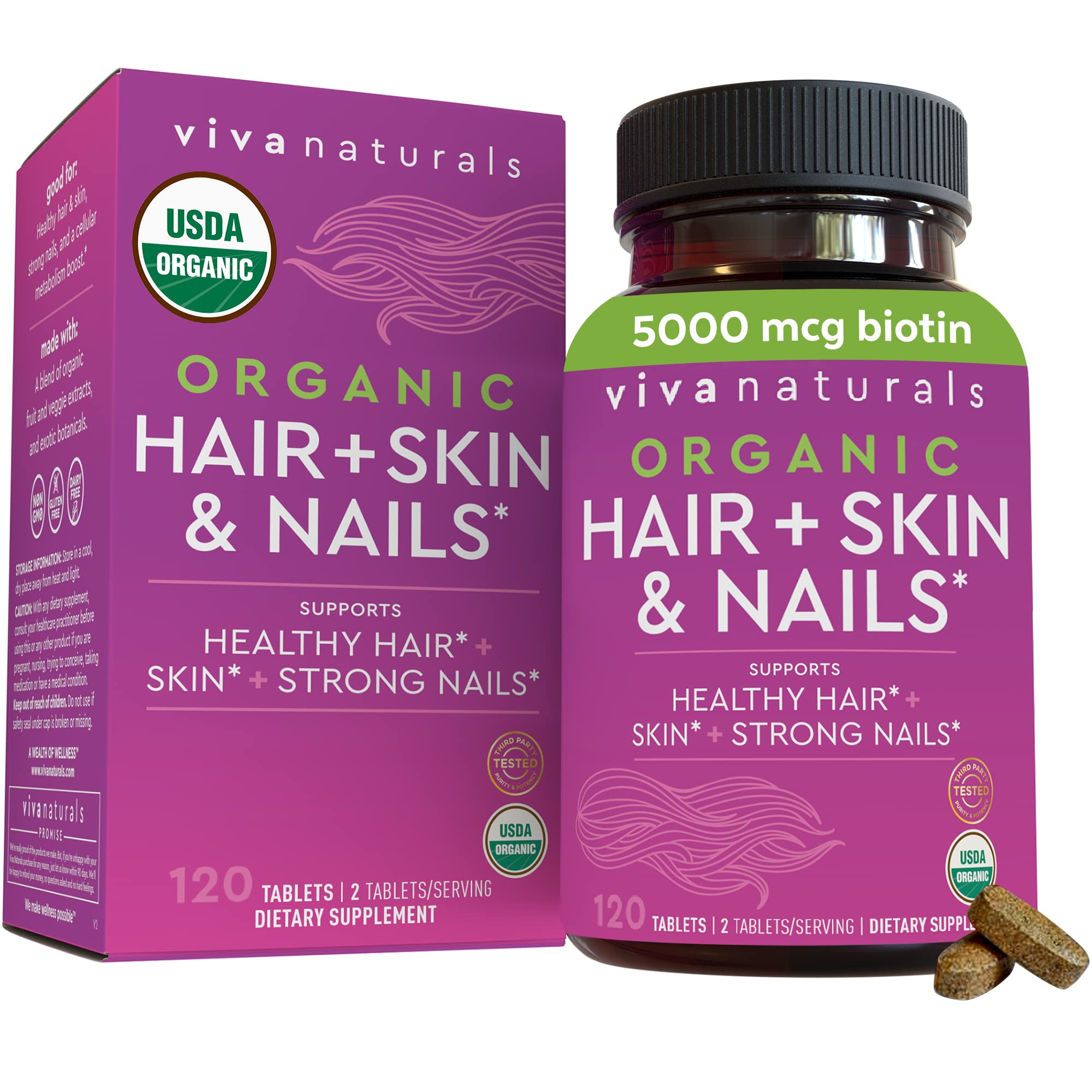 hair skin and nails vitamins before and after