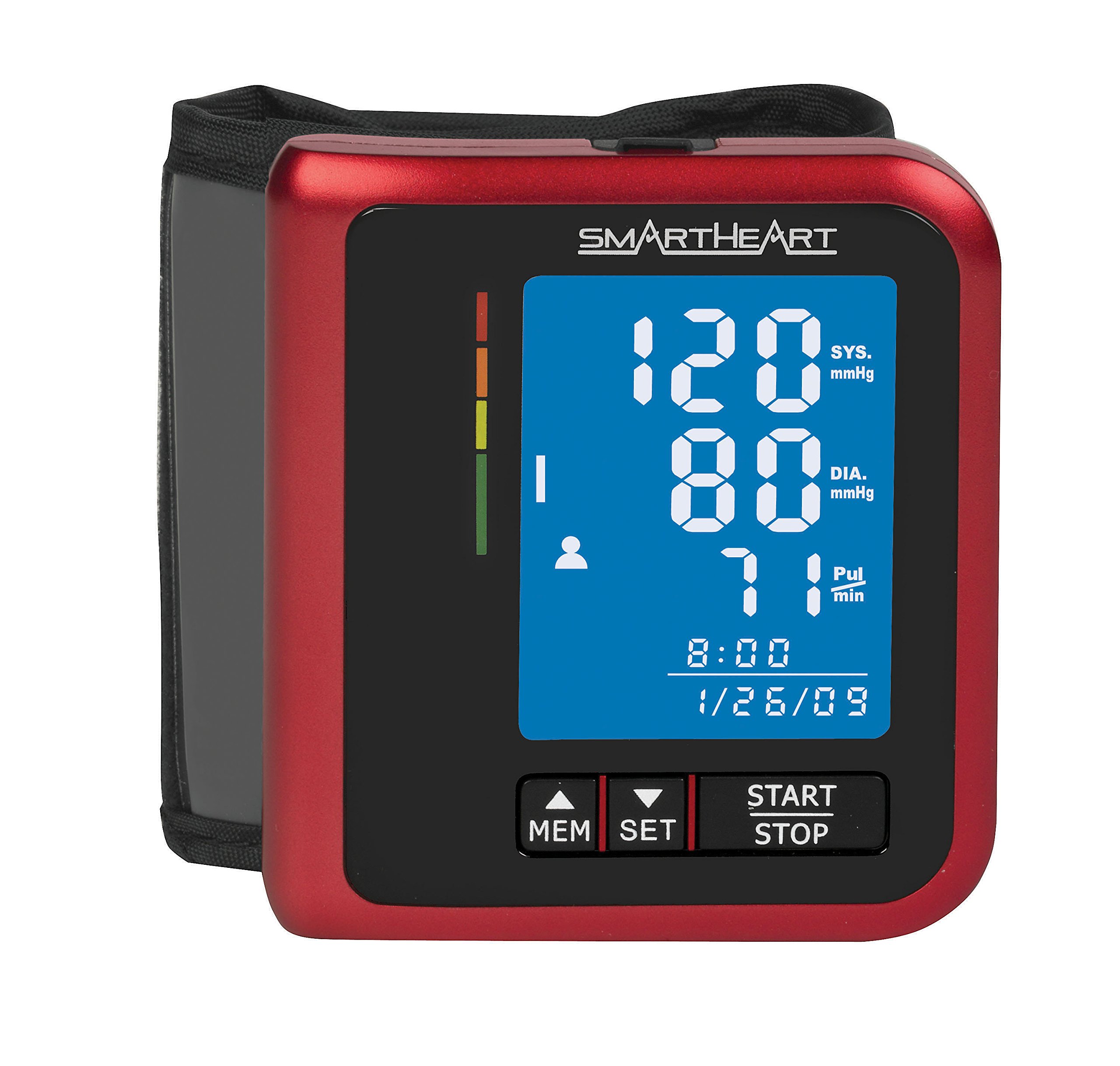 SmartHeart Home Automatic Digital Blood Pressure Monitor - Black