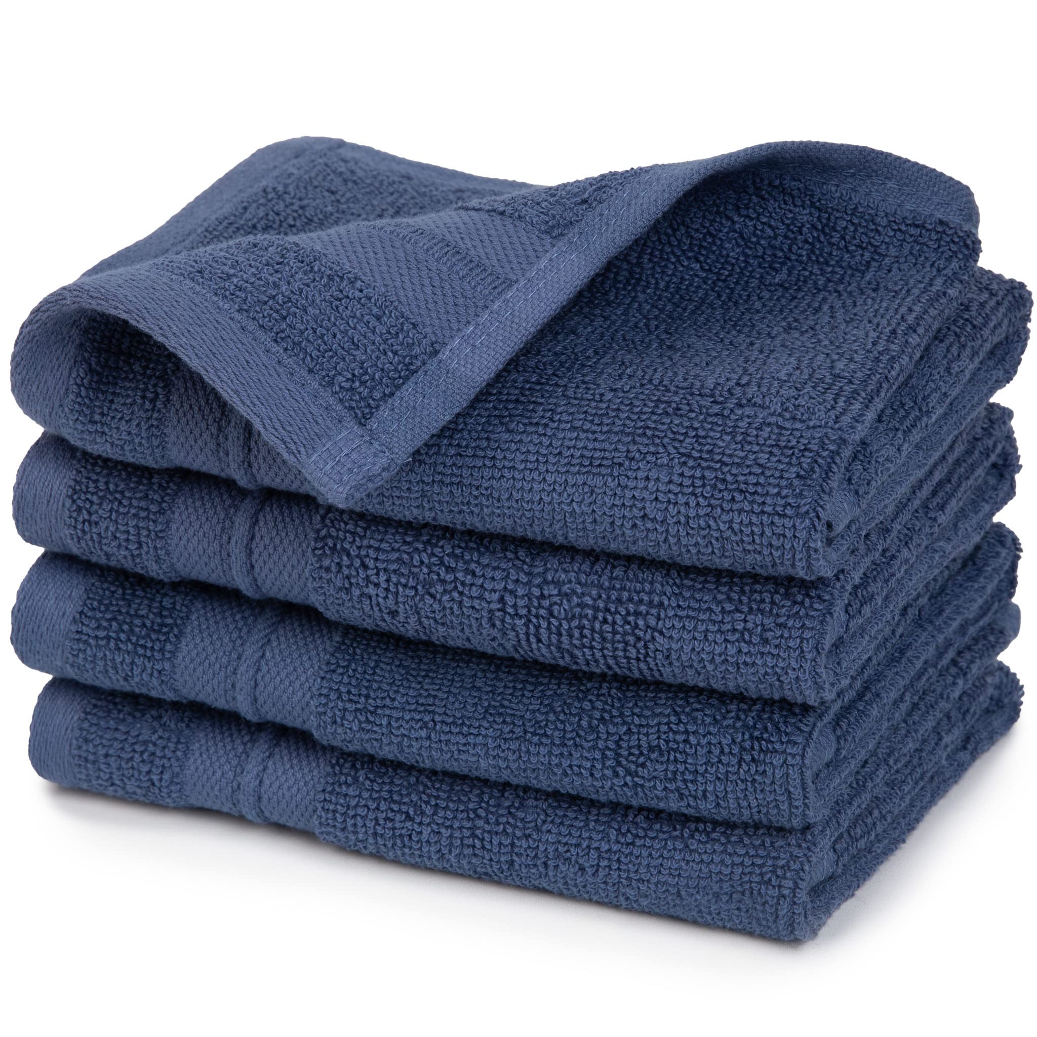 Terry Cloth Kitchen Towel & Washcloth 4 Pcs Combo Set