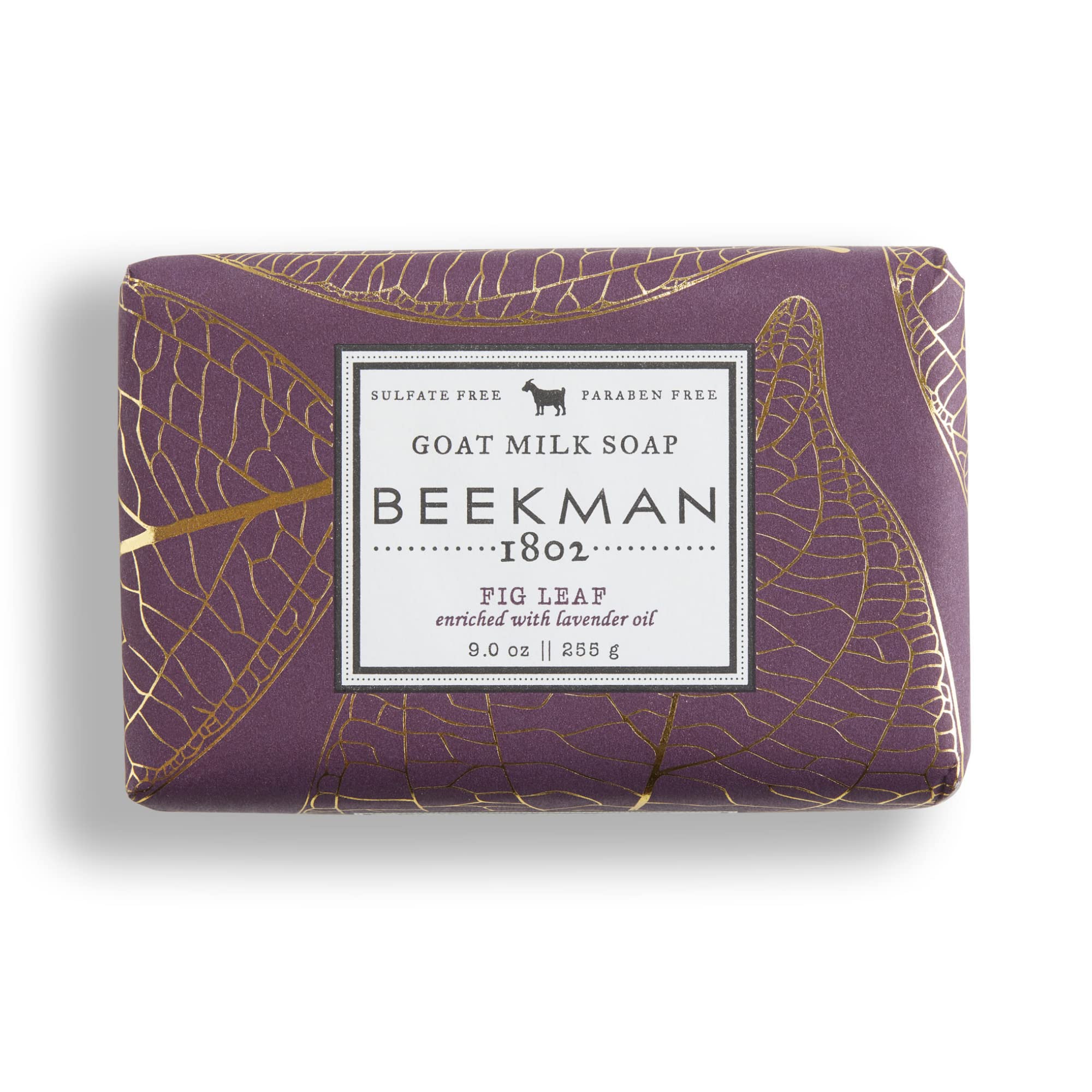 Beekman 1802 Goat Milk Soap Bar Fig Leaf - 9 oz - Nourishes Moisturizes &  Hydrates the Body - Good for Sensitive Skin - Cruelty Free