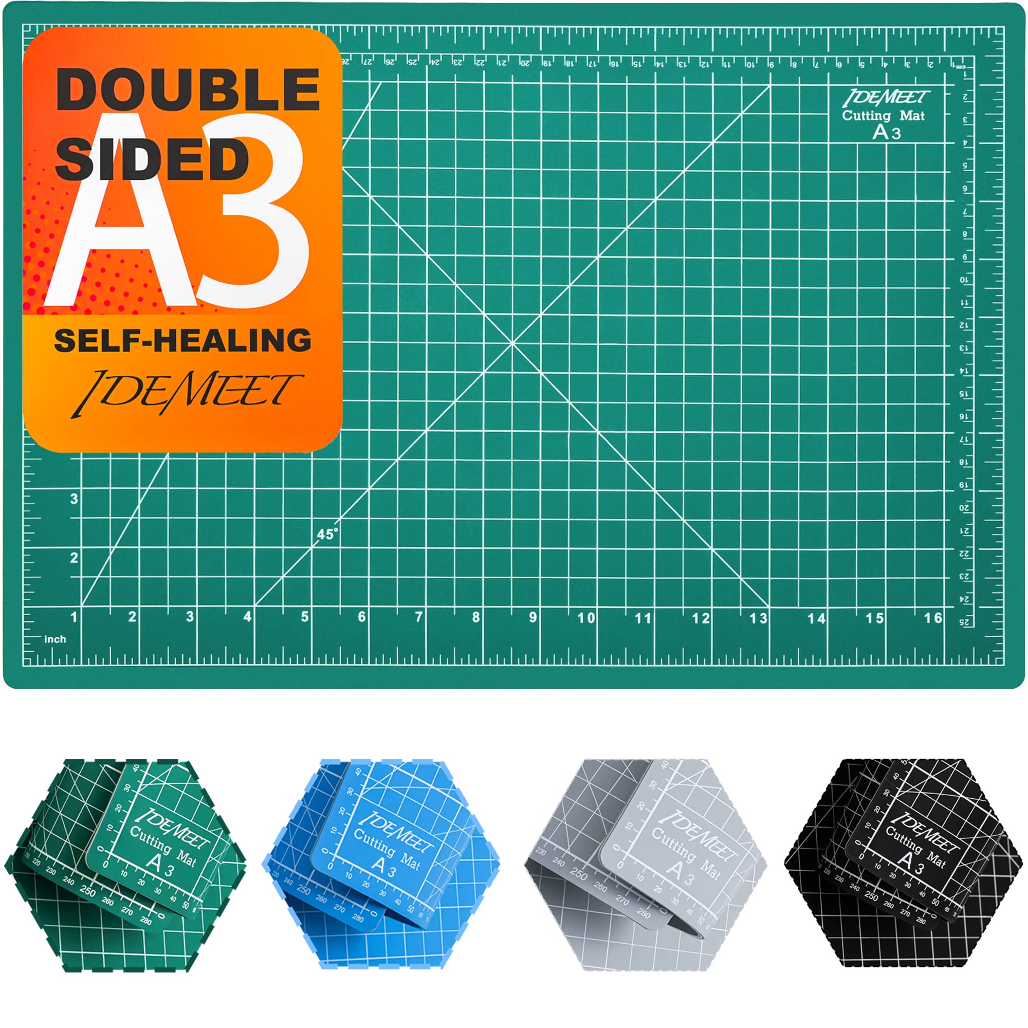 With Anti-skid Design Self Healing Cutting Mat, Double-sided