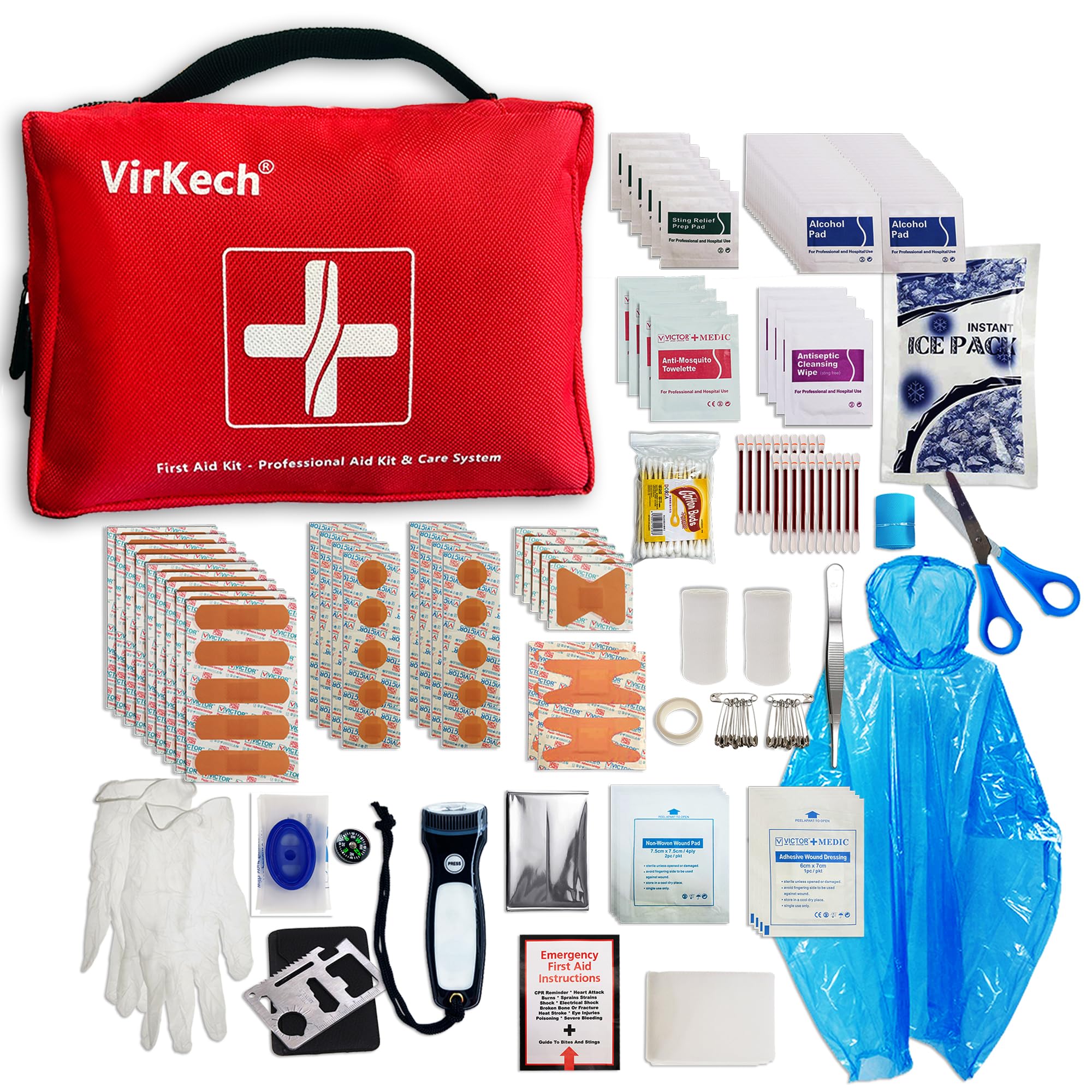 Emergency Kit First Aid for Travel Outdoor Camping