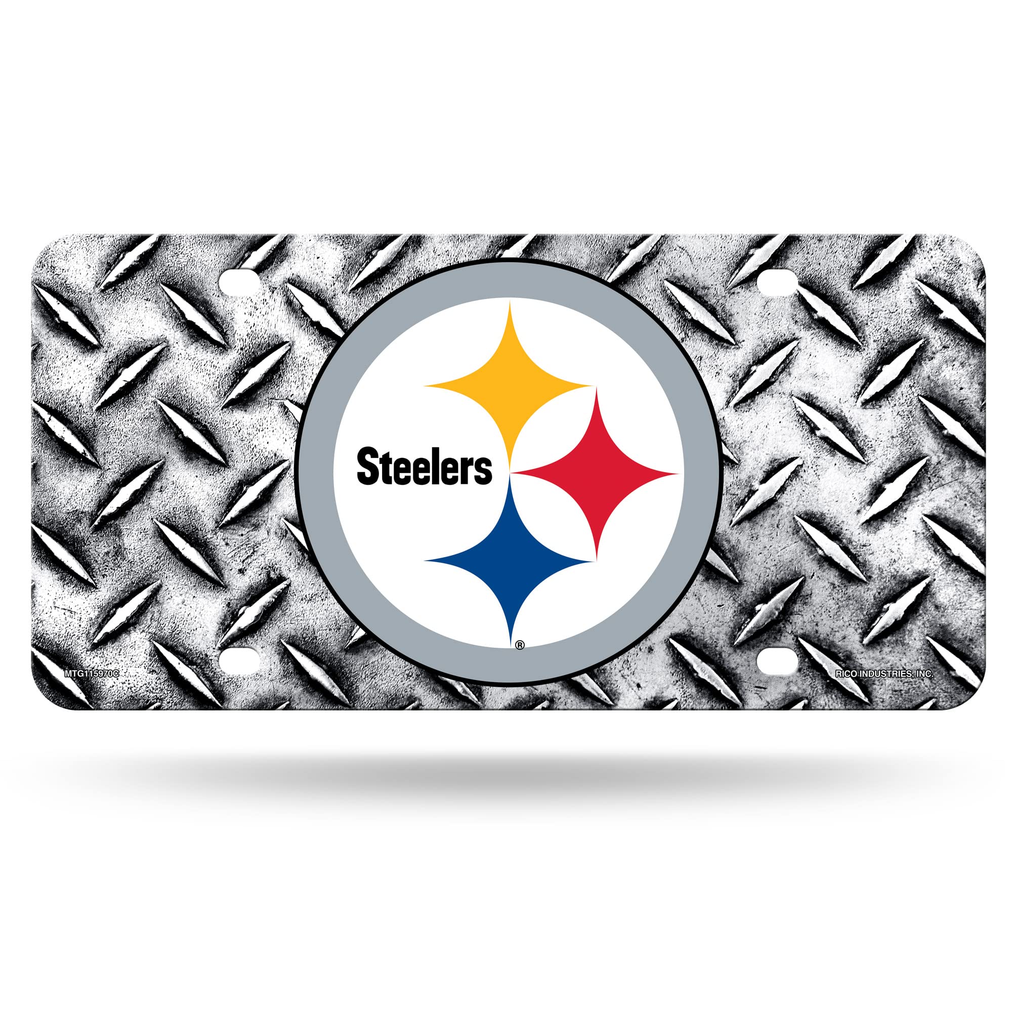 Pittsburgh Steelers Auto Emblem - Silver - Caseys Distributing