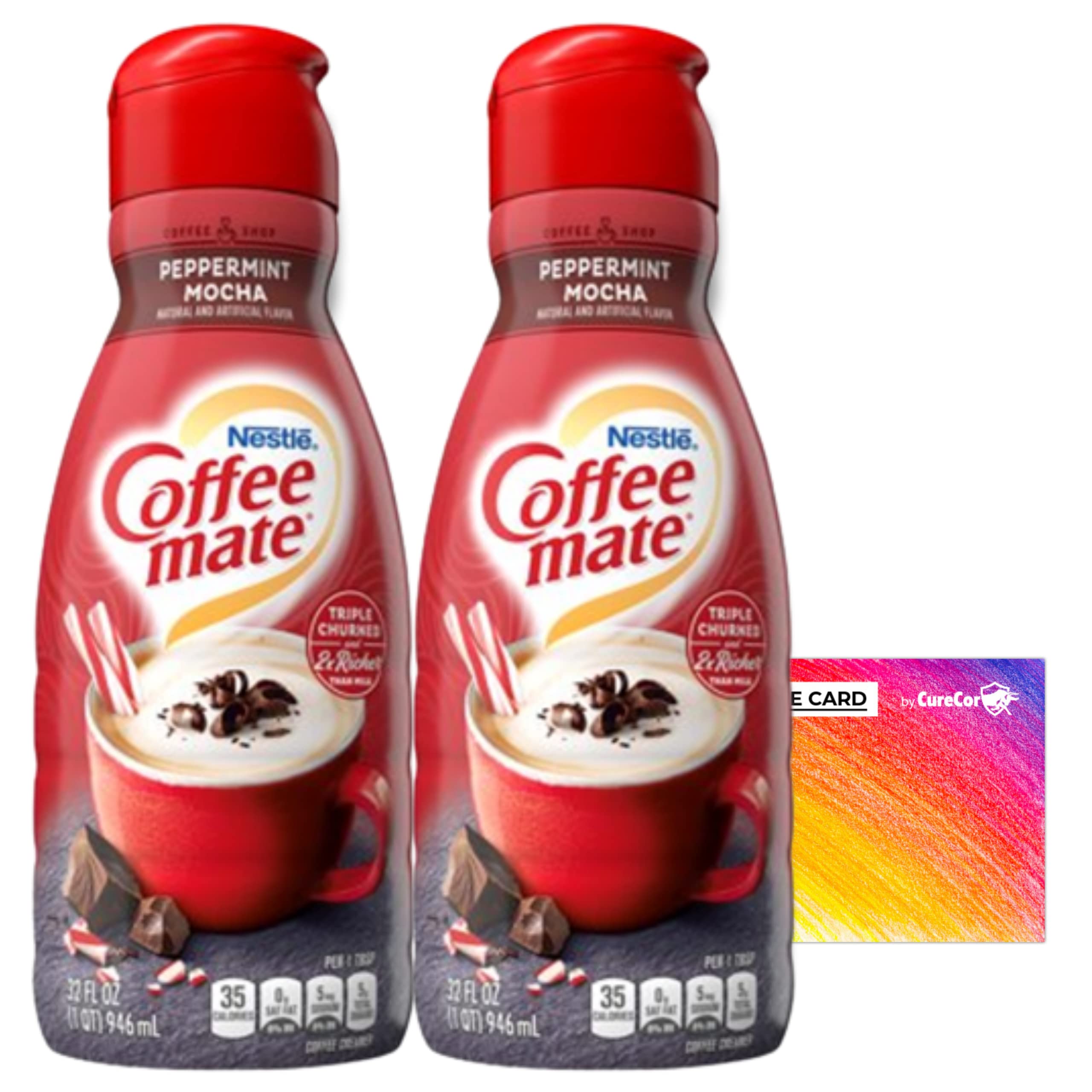  Coffee Creamer Bundle. Includes Two (2) 32 fl oz