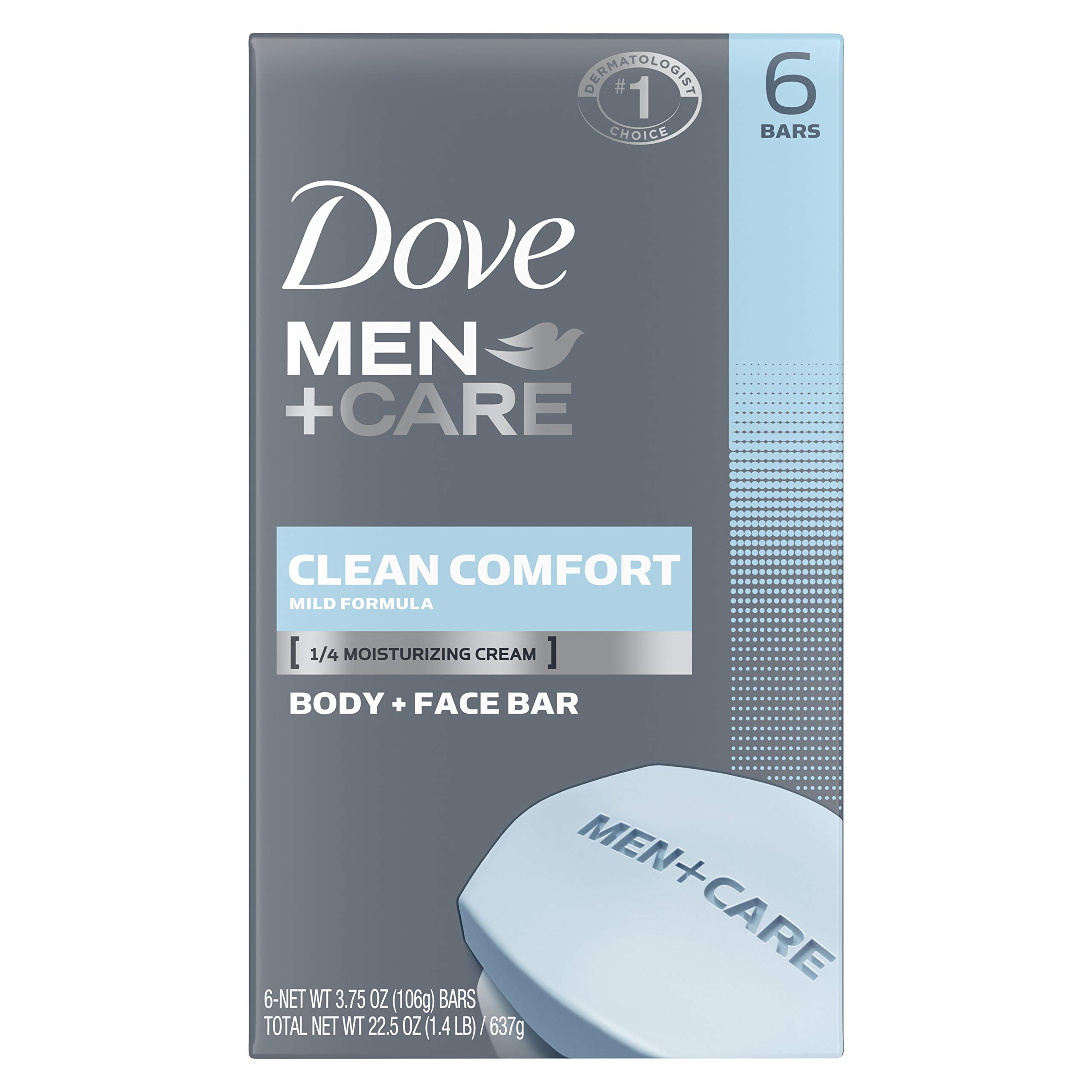 Dove Men+Care Body Soap and Face Bar to Hydrate Skin Clean Comfort More  Moisturizing Than Bar Soap 3.75 oz 6 Bars - Yahoo Shopping