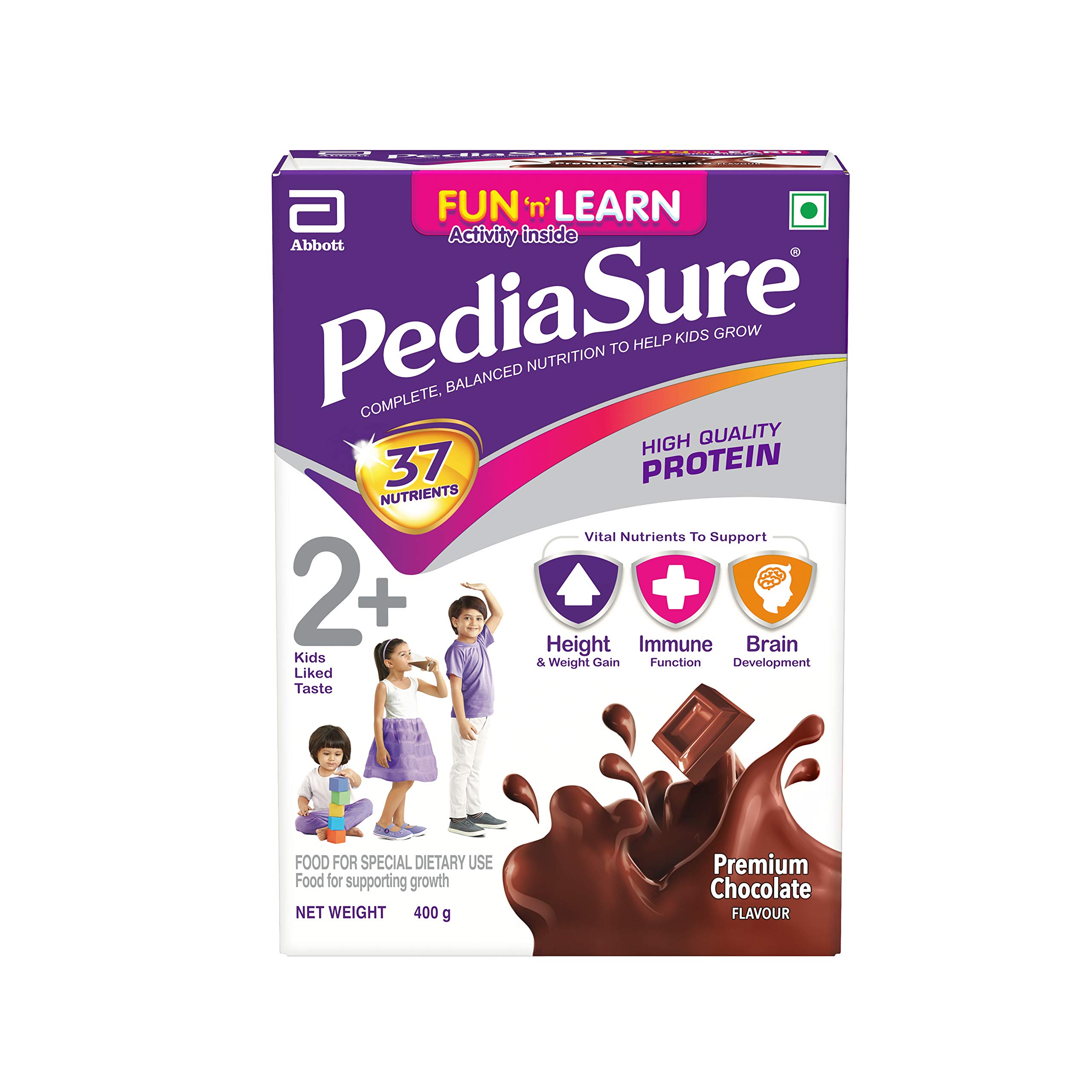 Pediasure Health & Nutrition Premium Chocolate Drink Powder 400g Refill  pack