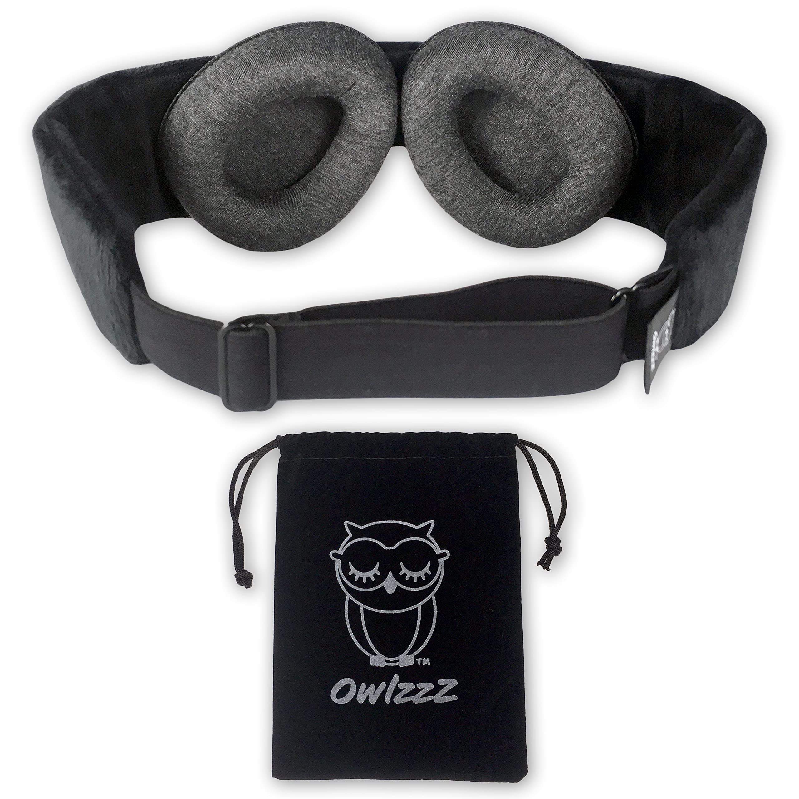 Owlzzz Blackout Sleep Mask For Men And Women Travel Eye Mask For Sleeping 3d Contoured Sleep Eye 