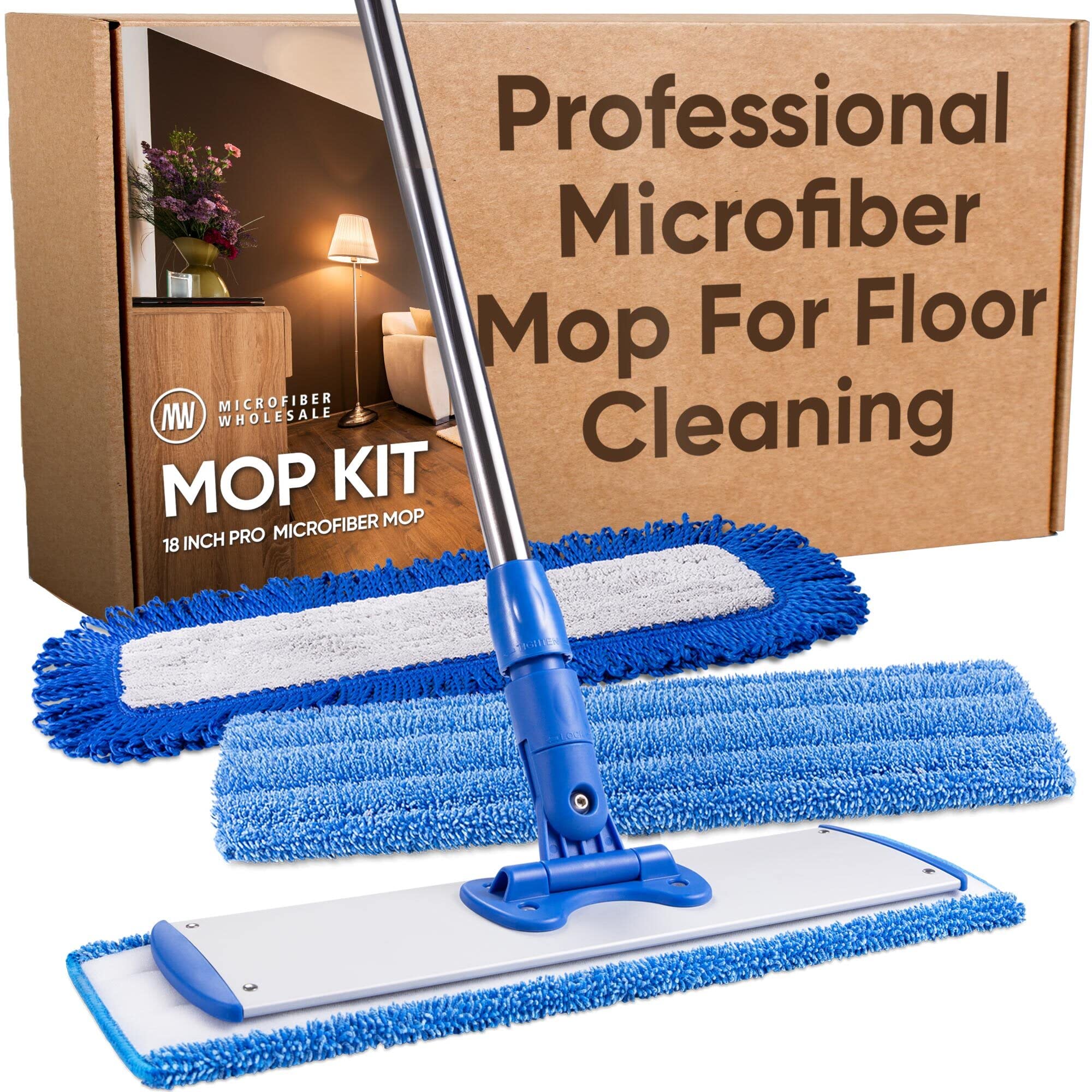 Microfiber Flat Wet Mop, Microfiber Wholesale Mop