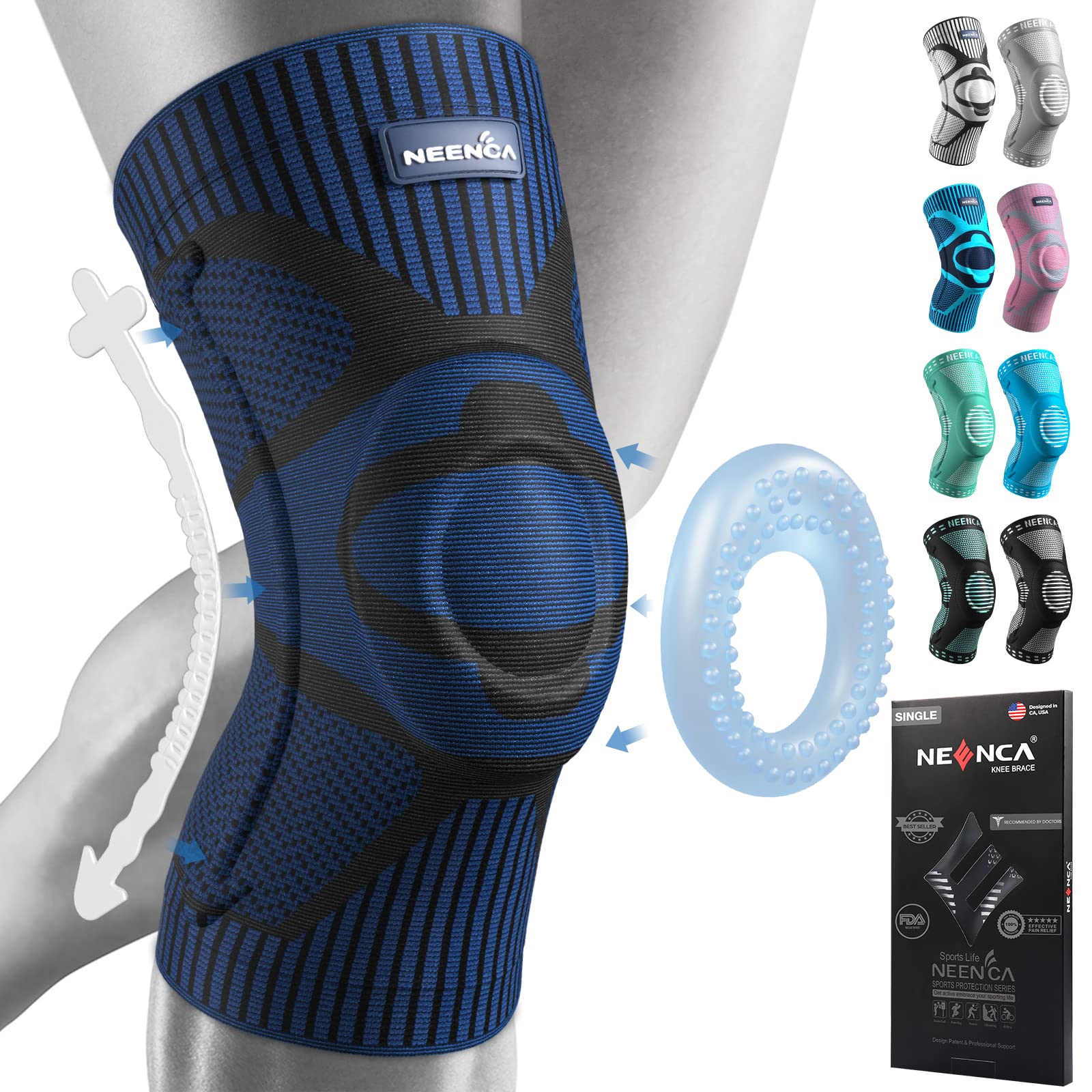 SB Universal Size Hinged Knee Brace - One Size Fits All!