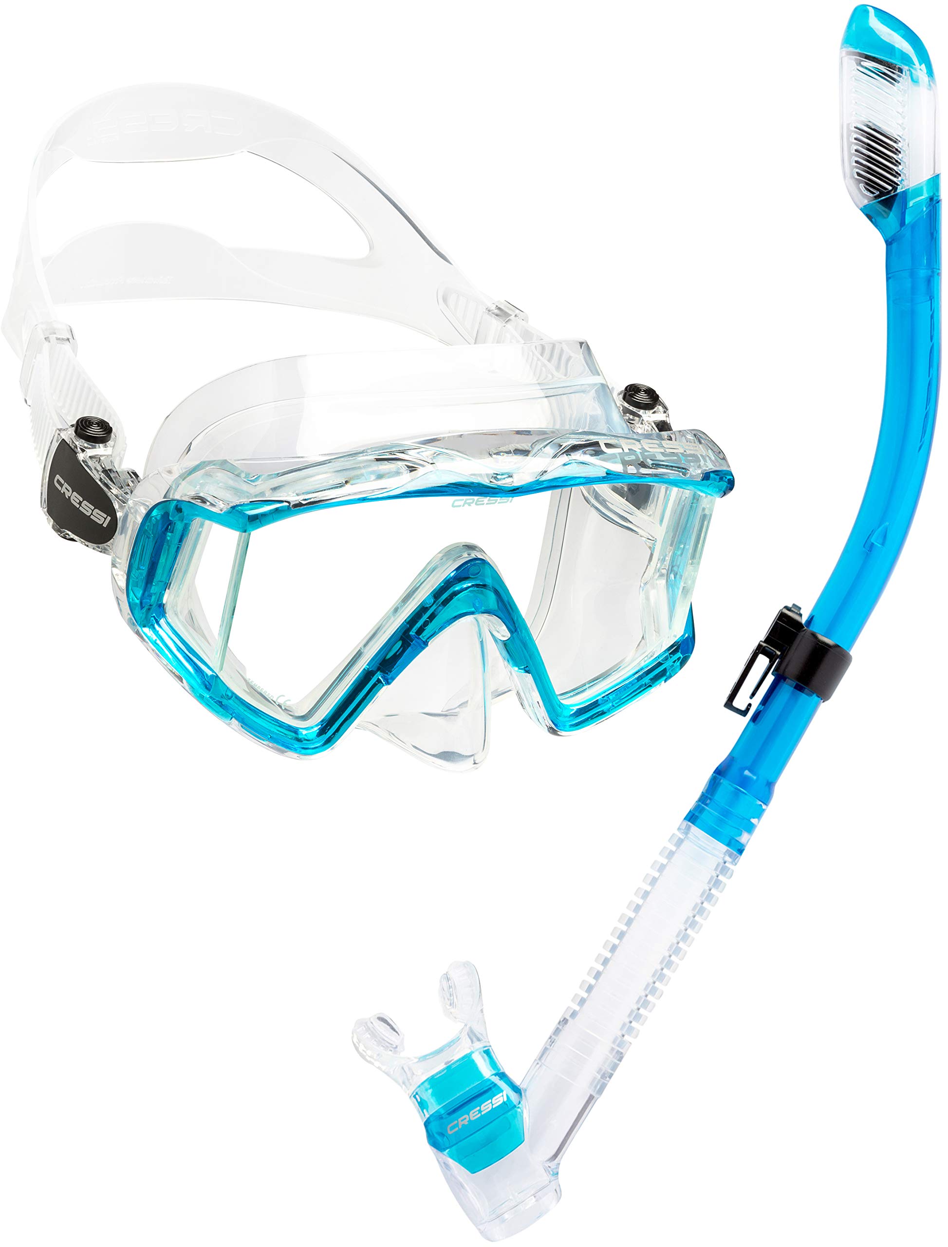 Cressi Large Wide View Mask for Scuba Diving & Snorkeling | Pano 3:  designed in Italy