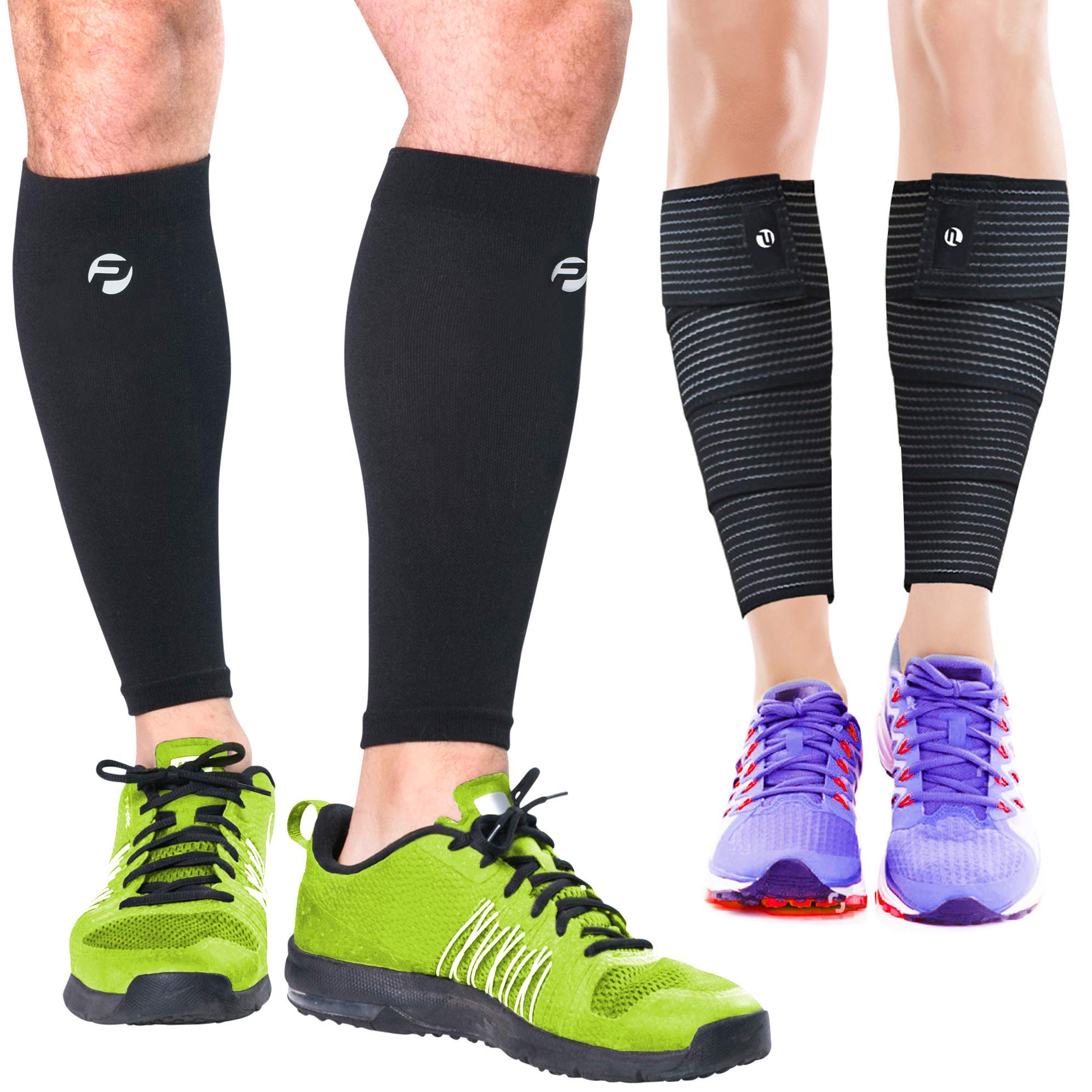  Calf Sleeves - #1 Compression Leg Sleeve for Runners