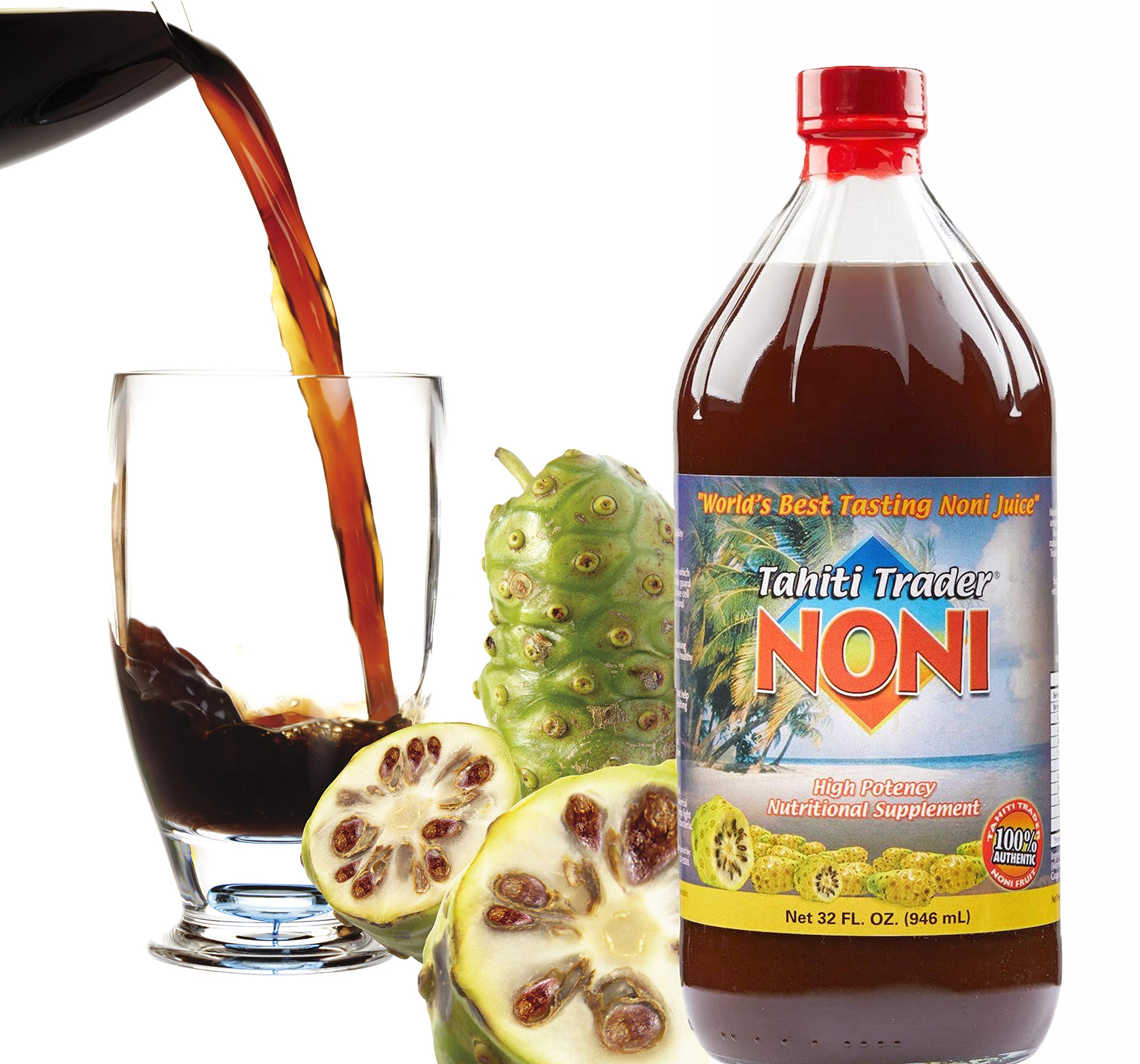 Tahiti Trader Original High Potency Noni Juice With Blueberry