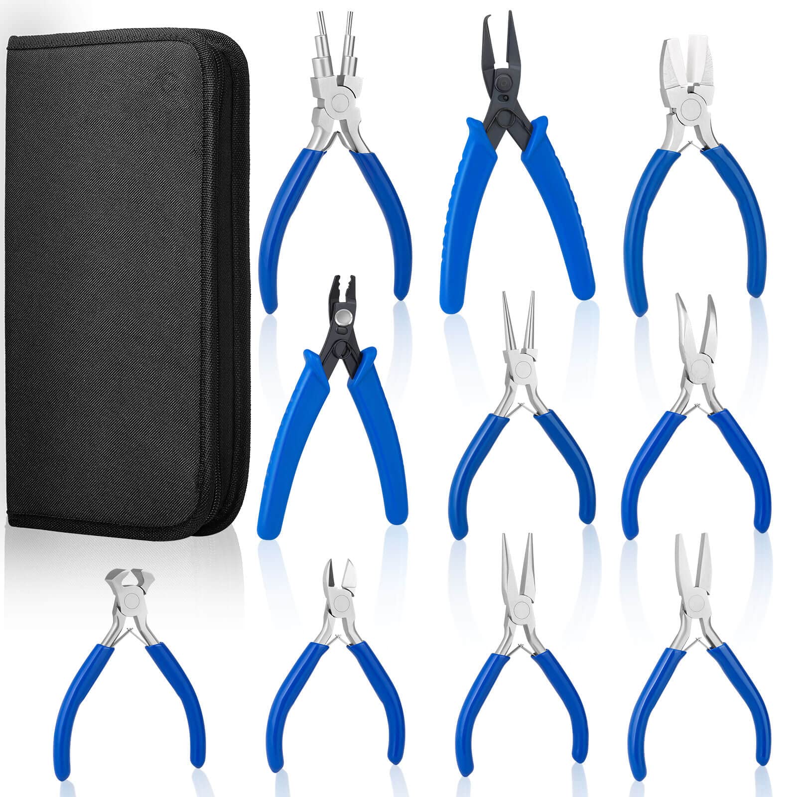 5 Piece Mini Pliers Set Jewelers Beading Wire Wrapping Tool