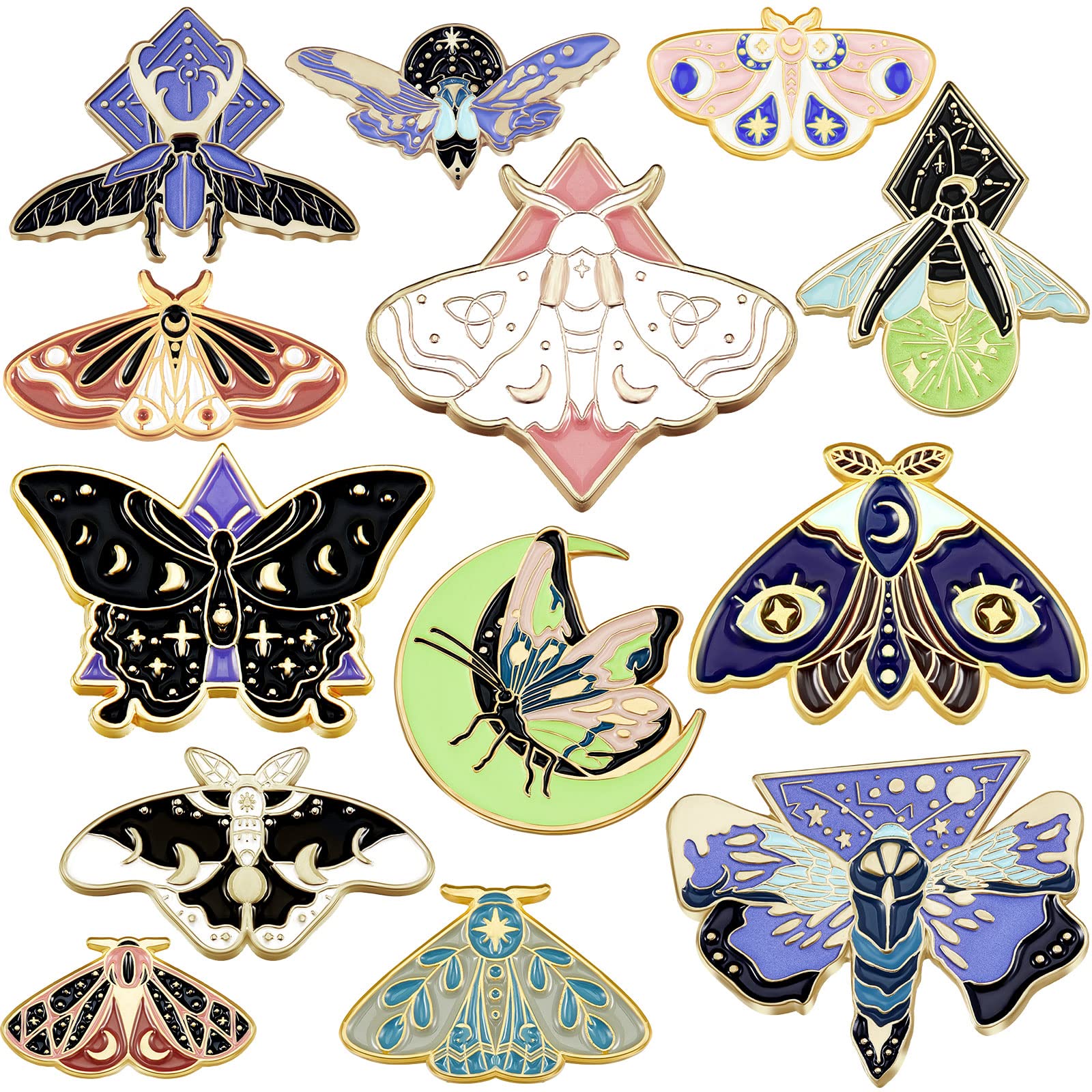 10 Pieces Butterfly Enamel Pins Set Cute Enamel Backpacks Pins Cool Horror  Enamel Lapel Pins Brooches Enamel Butterfly Pins Lapel Pins For Steampunk  Badge Jewelry For Women