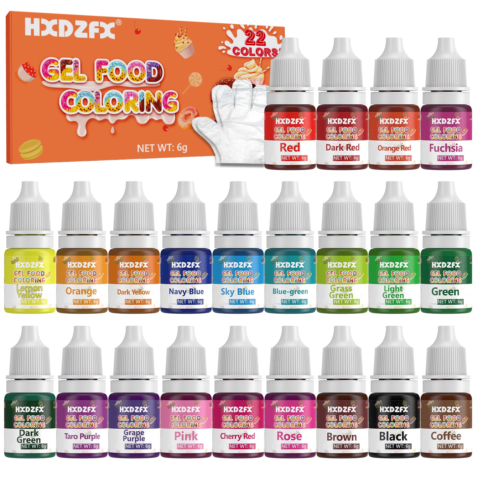 HXDZFX Airbrush Paint Set 20 Colors 20ml Quick Dry Air Brush Paint Sets