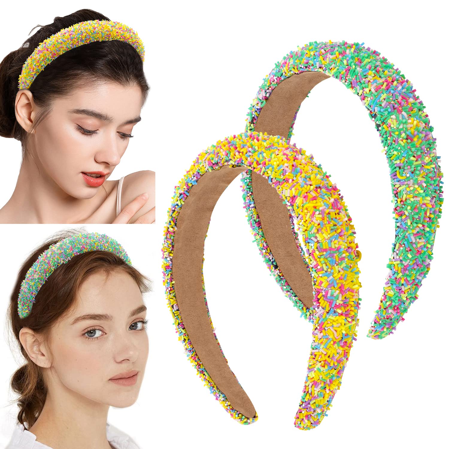 Head Bands No Slip Fashion for Women Girls Cute Soft Fabric Candy Color  Headband Hair Accessories