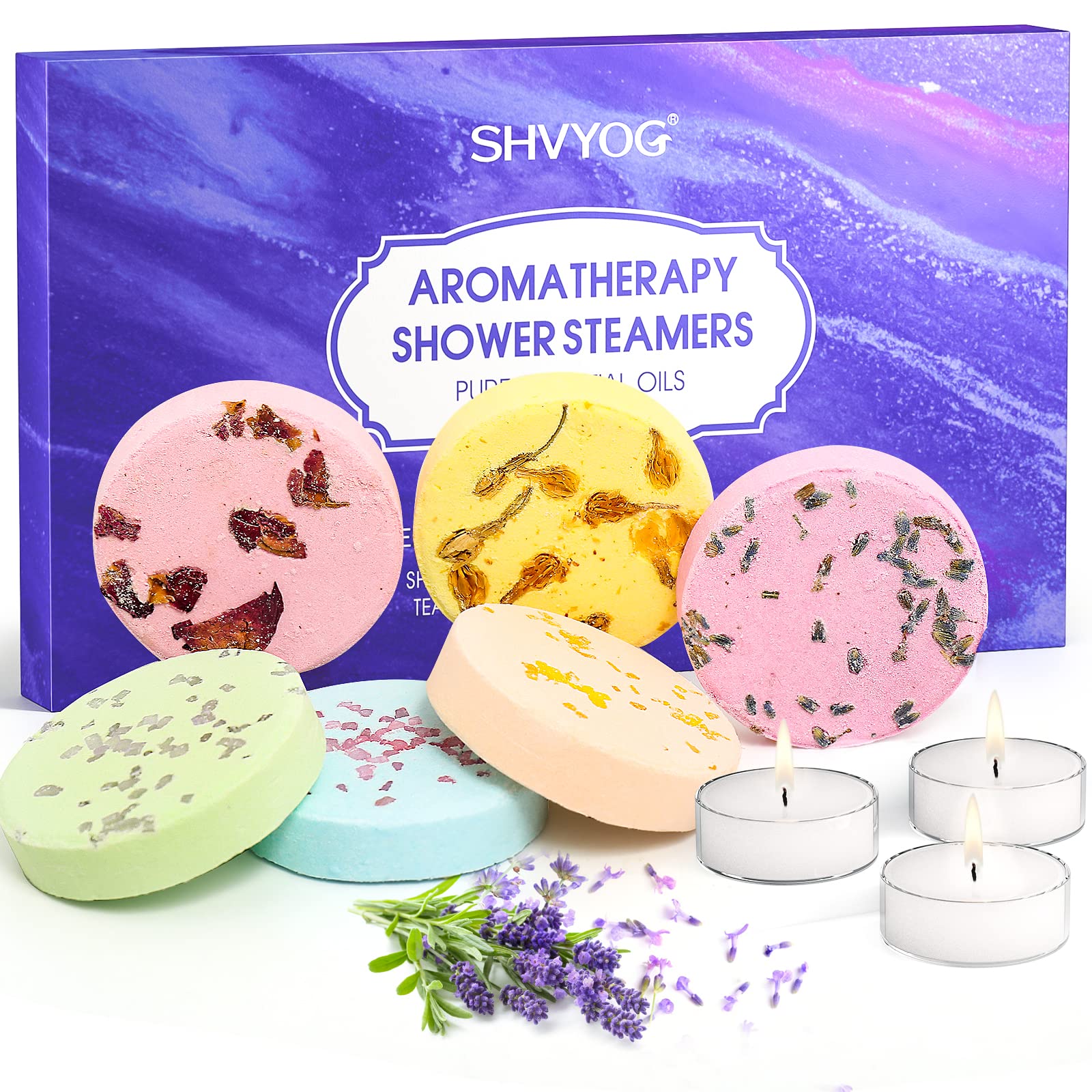 Shower Steamers Aromatherapy & Bath Bombs 8 Pcs Gift Set