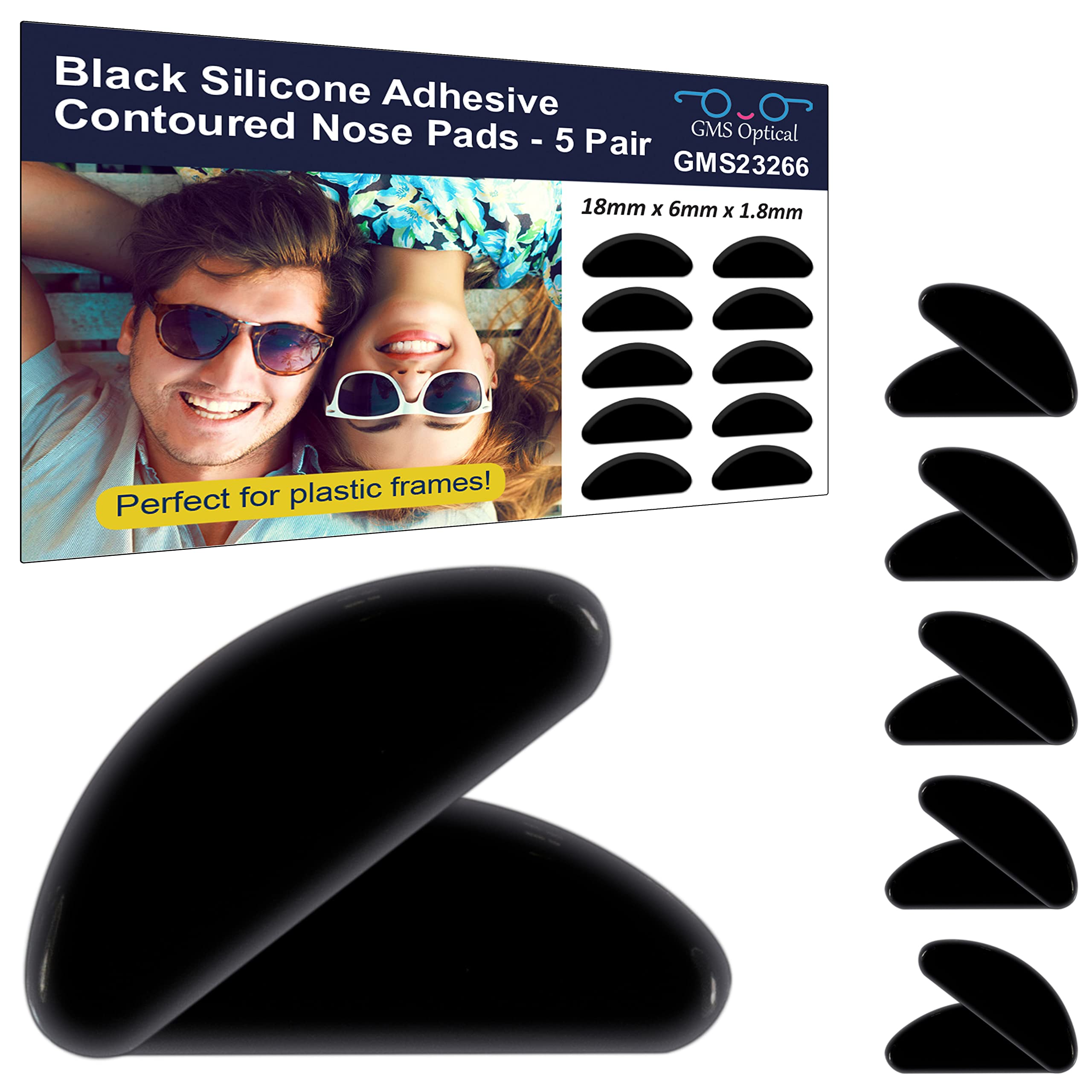 Eyeglass Nose Pads SCREW ON PUSH ON High Quality Symmetric Soft Silicone  Glasses