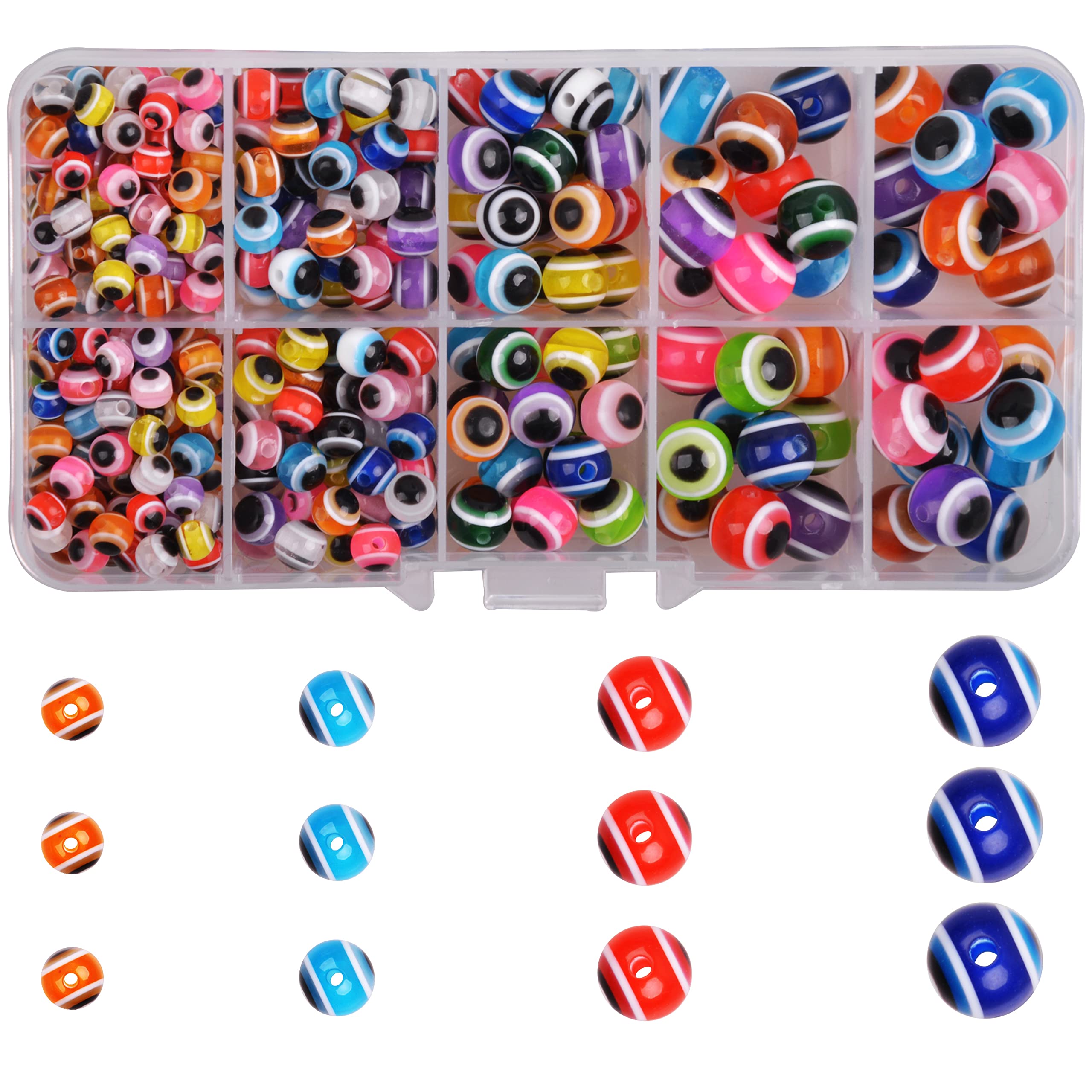 6 Color - 180 Count - 6mm Fishing Bead Wheel Combo Packs - Stone Cold  Fishing Beads