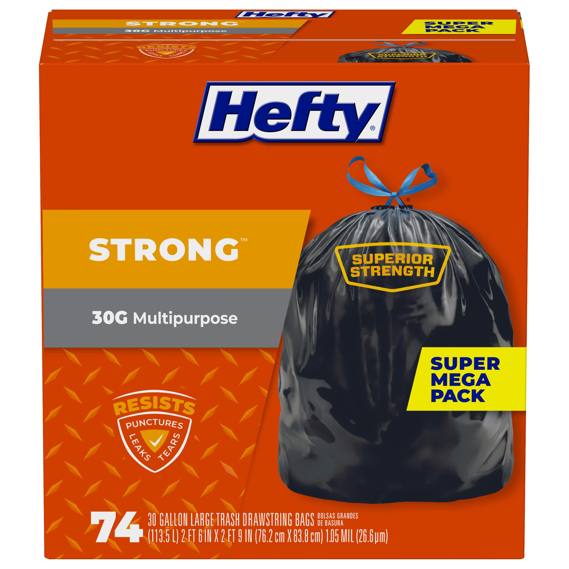 Glad, Strong Large 30 Gallon Trash Bags (Pack of 4), 4 pack - Gerbes Super  Markets