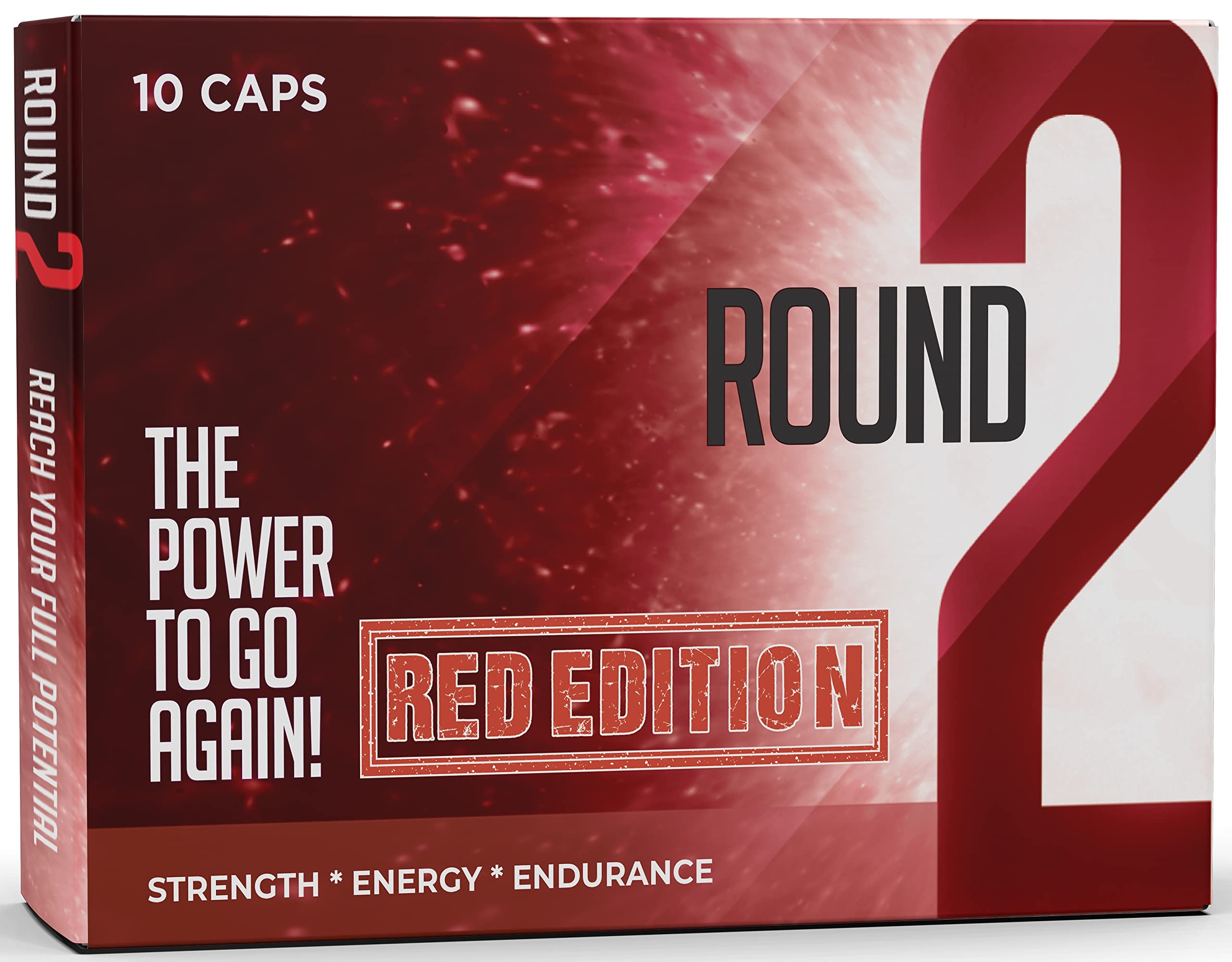 Round 2 (RED Edition) Energy Supplement, Strength & Confidence (10