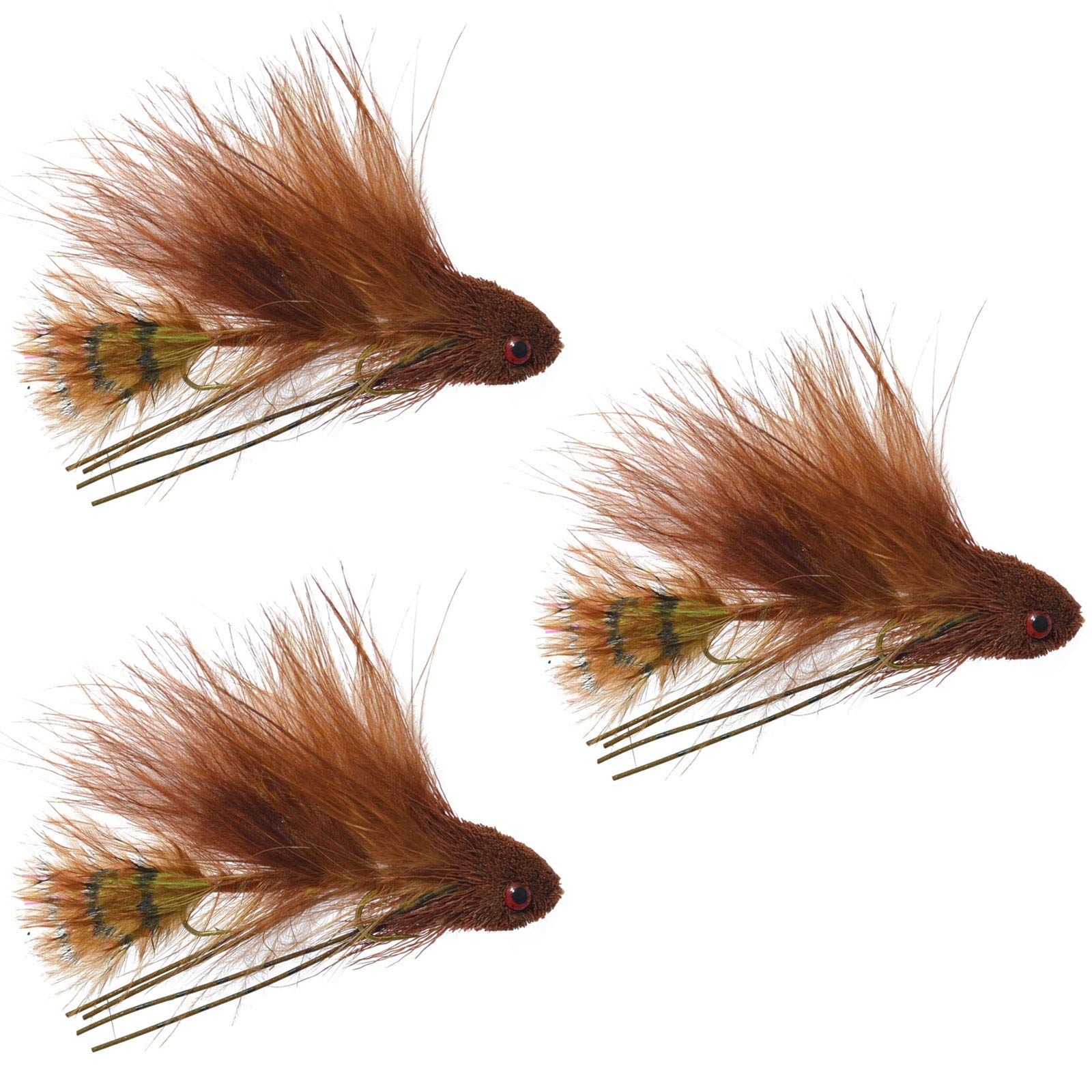 The Fly Fishing Place Mini Dungeon Brown Articulated Streamers