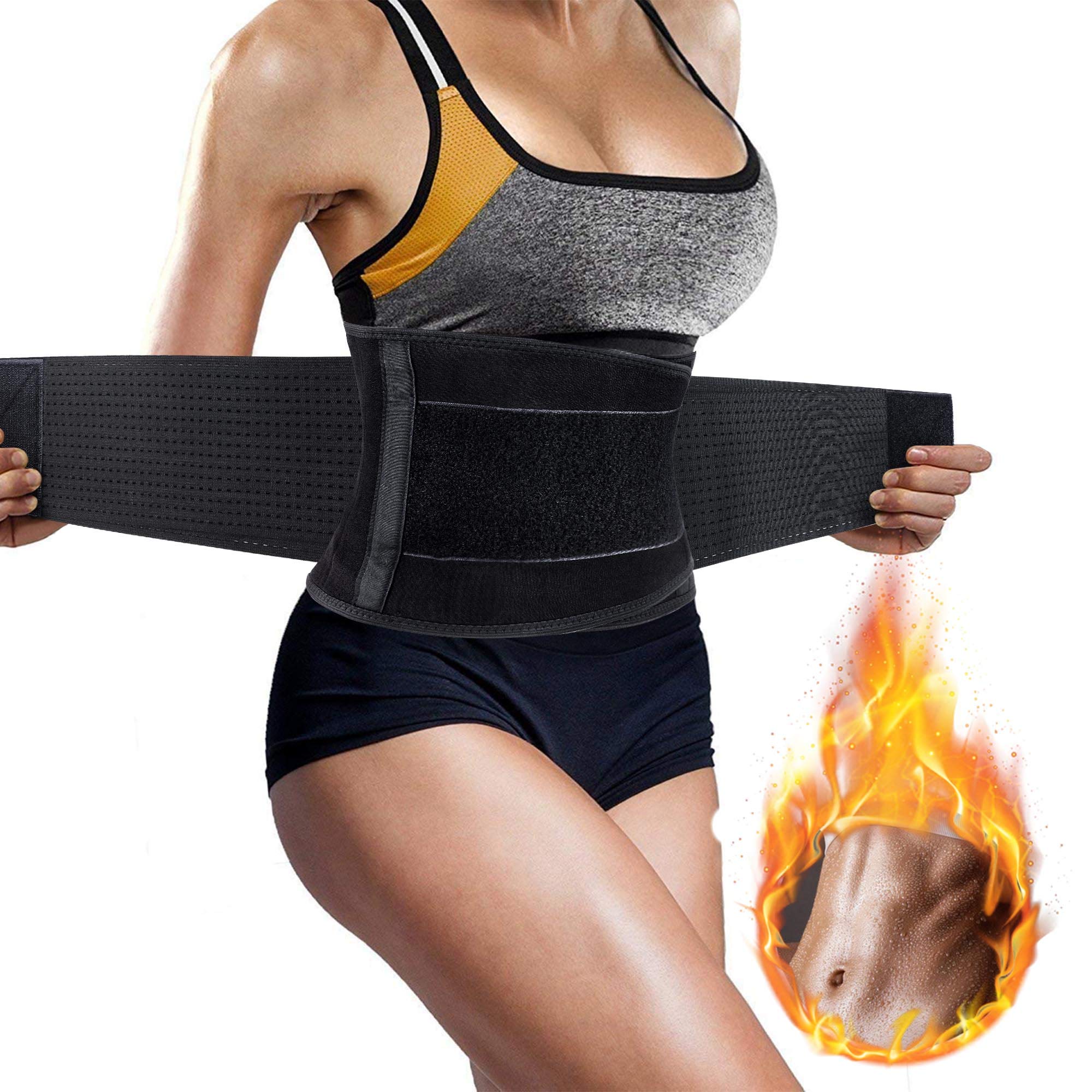  Back Brace for Lower Back Pain Relief Sciatica, Scoliosis,  Herniated Disc, Breathable Back Support Belt for Women Men, Adjustable Lumbar  Support Brace Body Shape Waist Trainer for Heavy Lifting, Gym, Workouts (