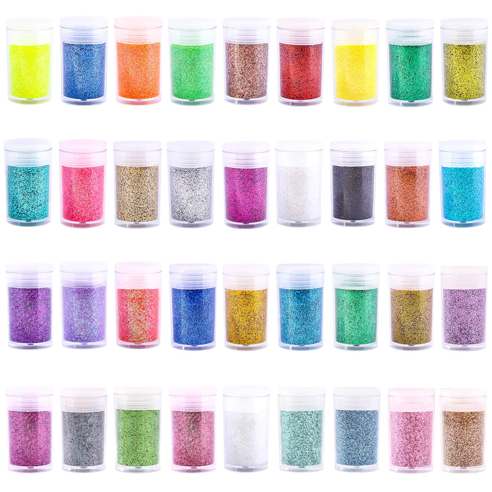 Extra Fine Glitter Shaker Jar Set 12 Colors Glitter Powder For Crafts Resin  Nail