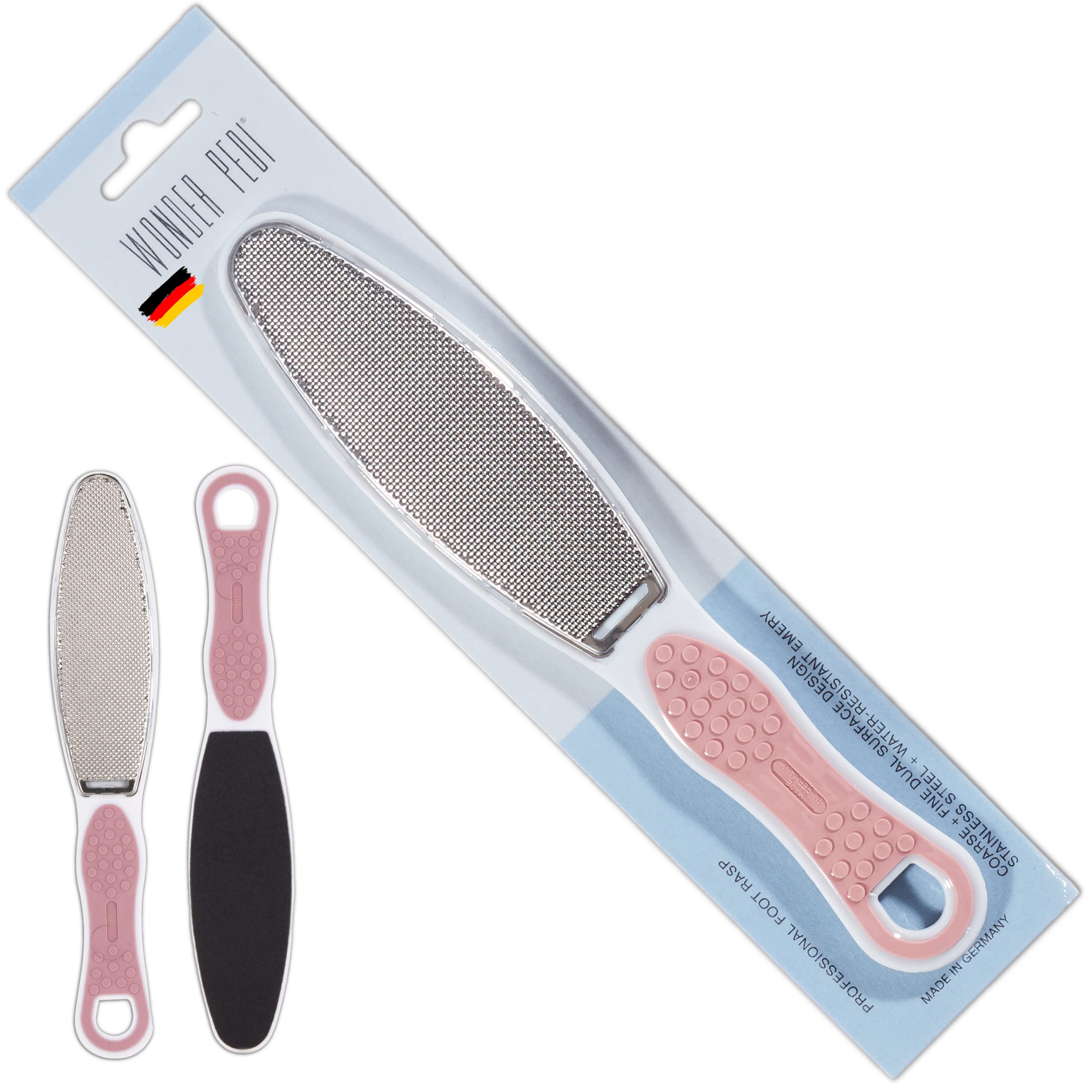 Wonder Pedi Double Sided Foot File - Emery and Stainless Steel