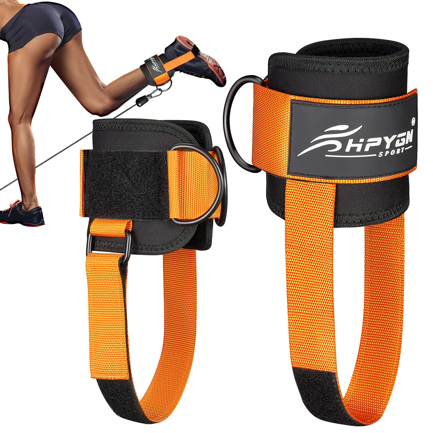 Ankle Straps, Ankle Strap for Cable Machine Attachment