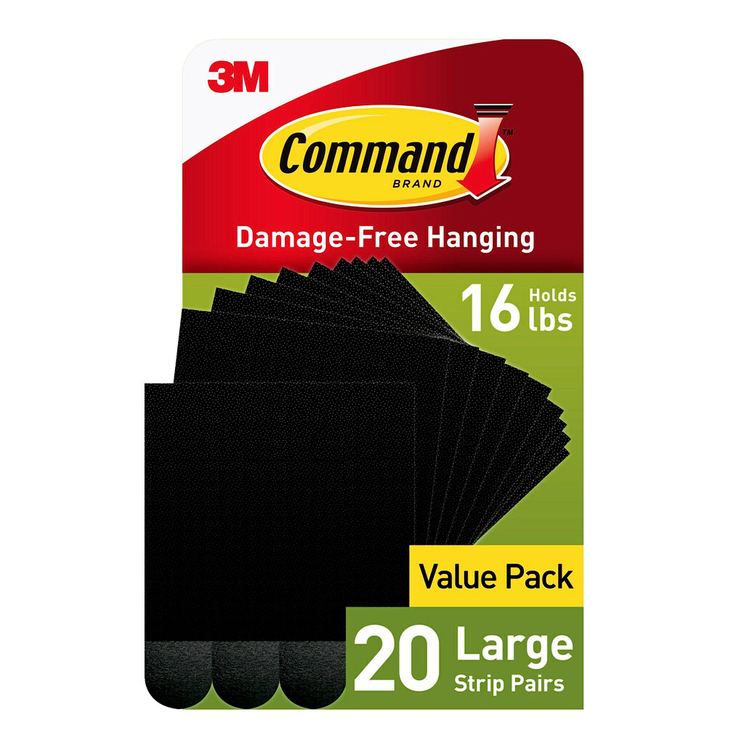 Command Large Refill Adhesive Strips Damage Free Hanging Wall Adhesive  Strips