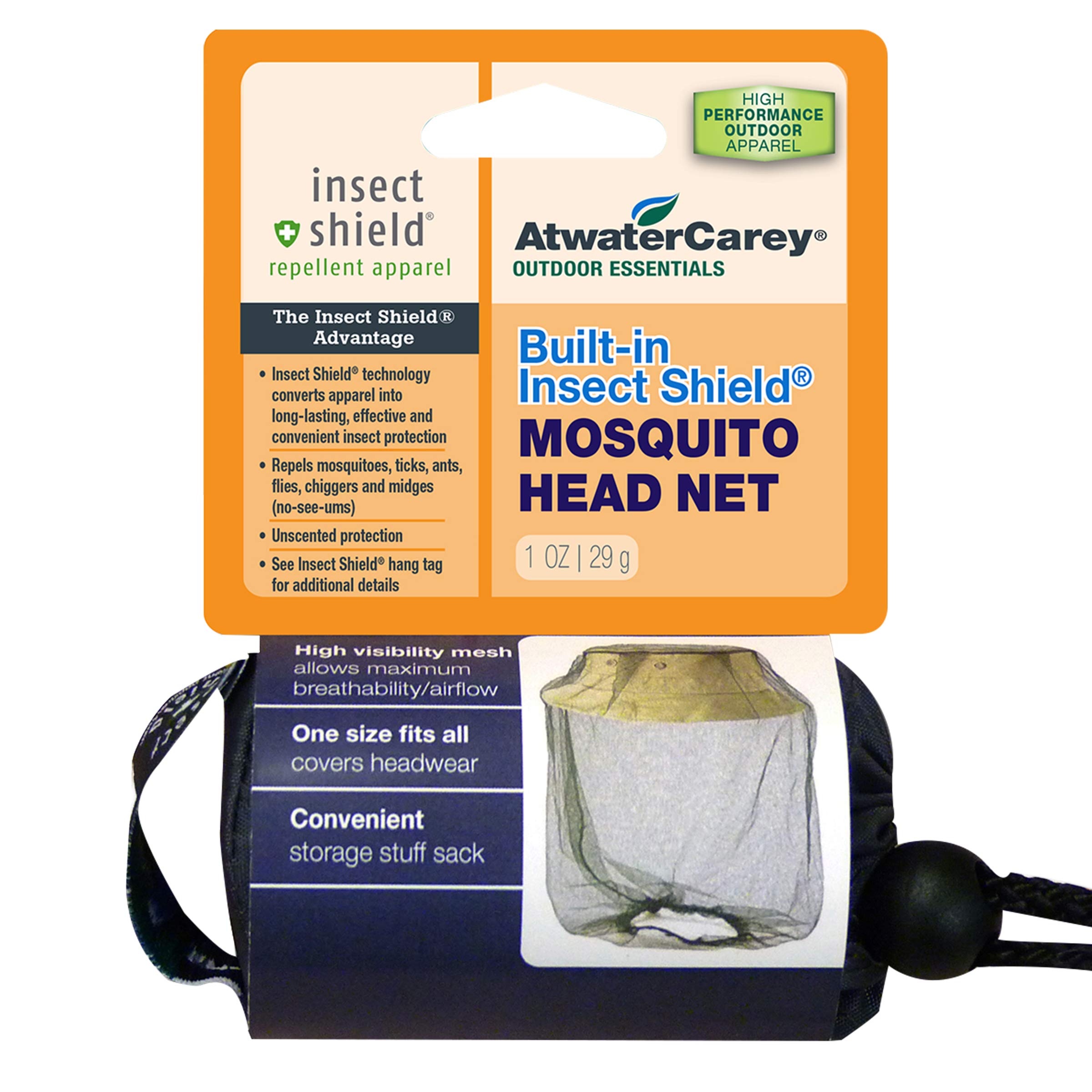 Mosquito Bug Head Net with Insect Shield