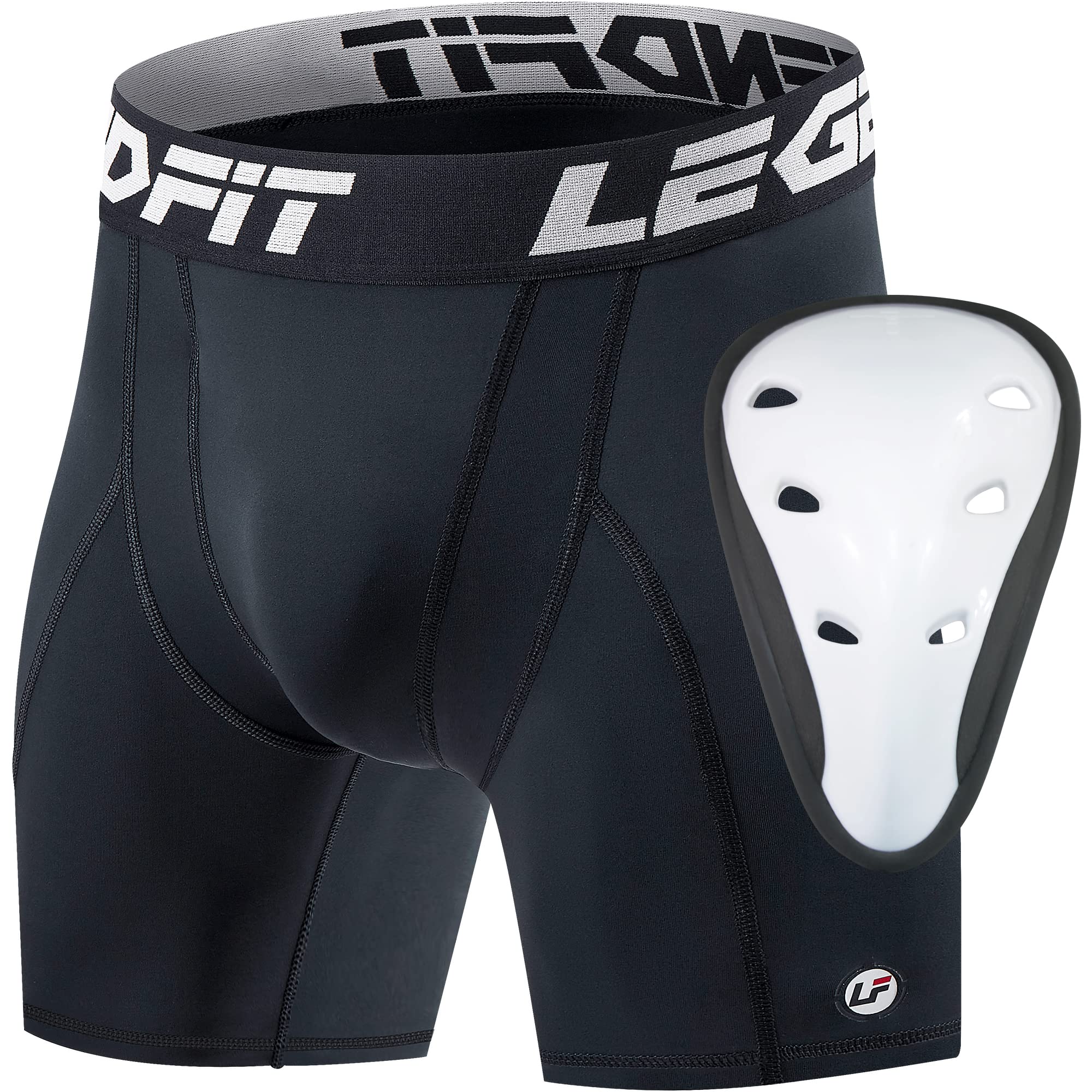 Legendfit Men's Sliding Shorts with Protective Cup Athletic