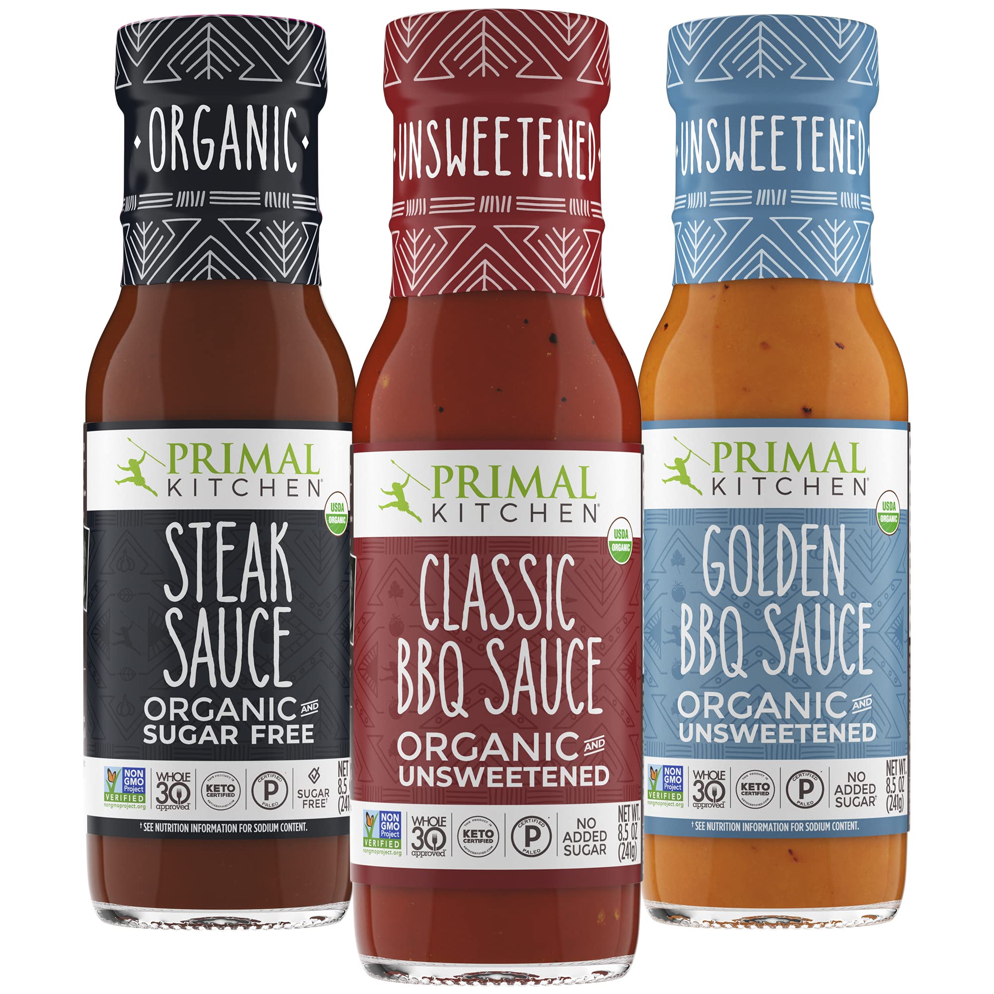 Primal Kitchen Classic BBQ Sauce Organic And Unsweetened 8.5 oz