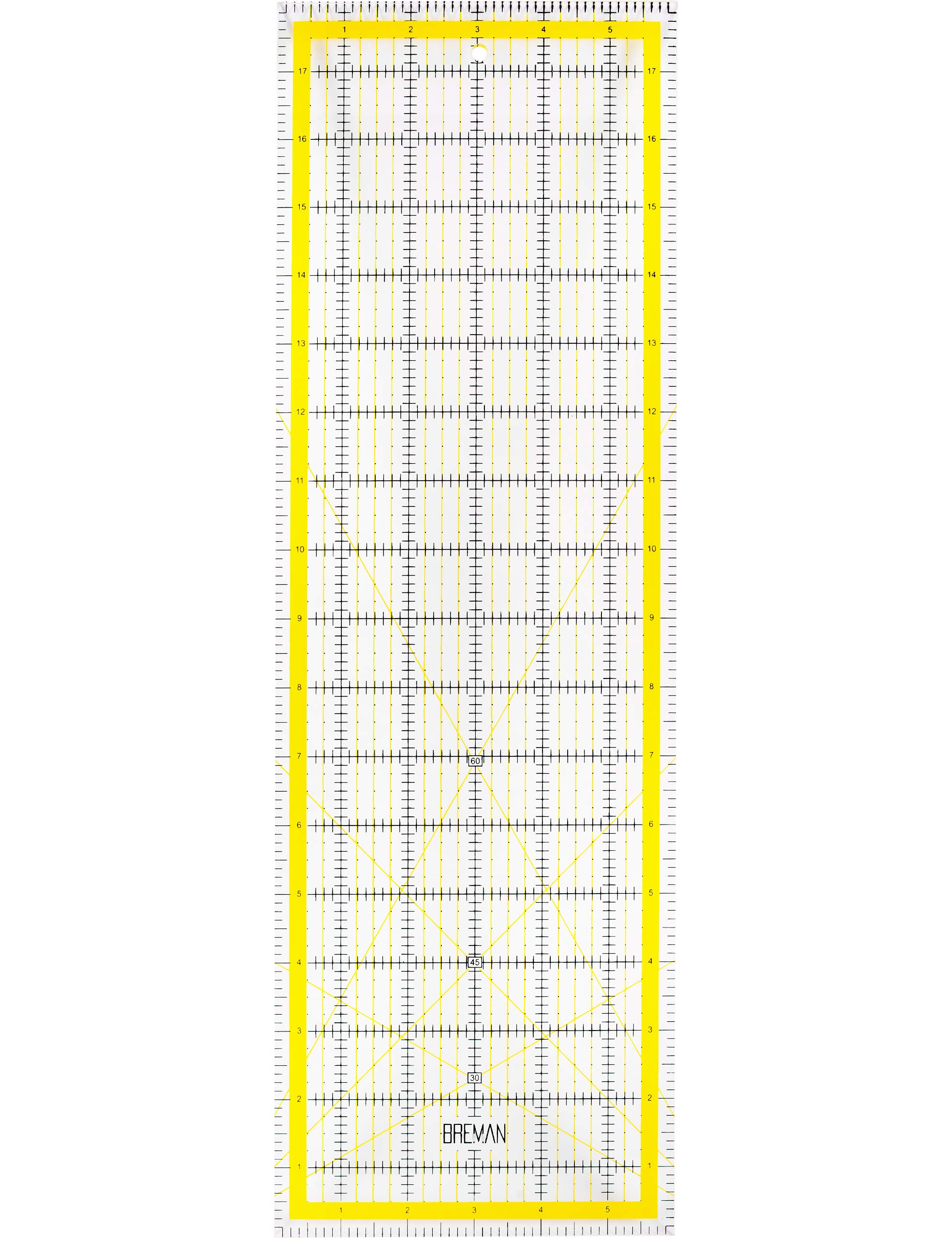 Breman Precision Clear Quilting Ruler - 6x18 Inch Clear Ruler - Clear  Acrylic Ruler for Cutting Fabric - Clear Rulers Grids for Precision  Measurements - Quilting Rulers - Fabric Ruler for Sewing