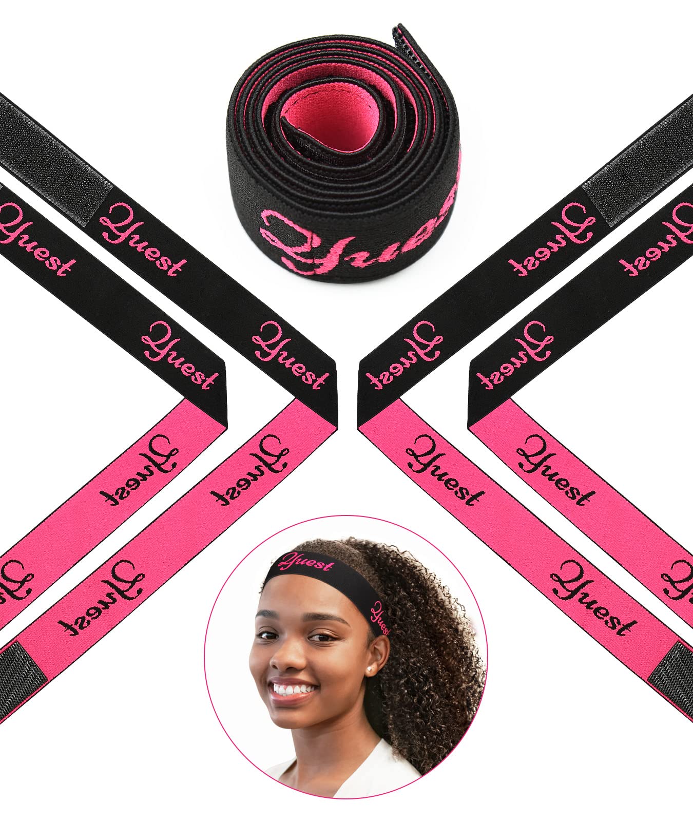 Edge Melt Band For Lace Wigs With Ear Protection 5Packs Sticker Elastic  Band With Logo For Laying Lace Edge Control Hair Band - AliExpress