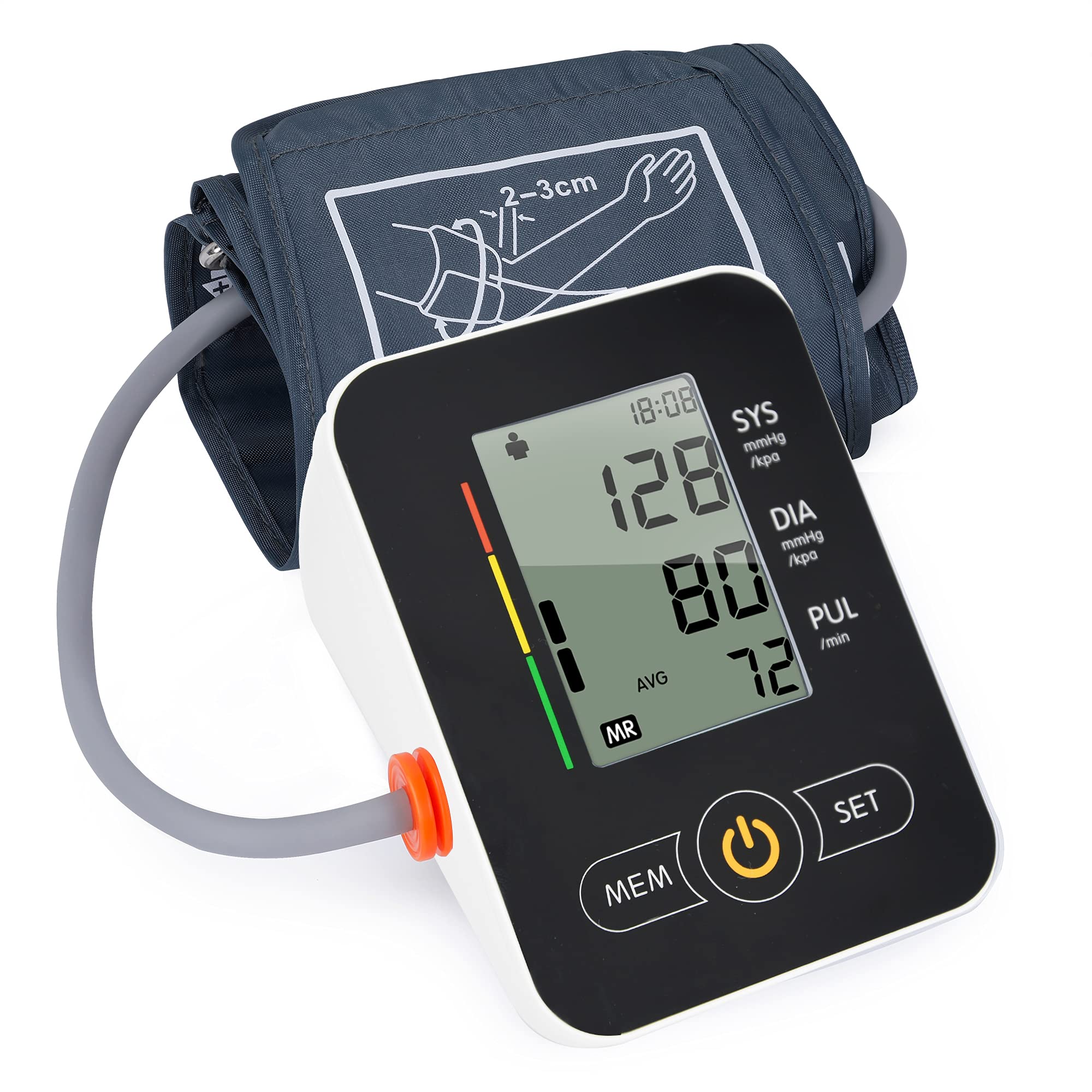 Blood Pressure Monitor, maguja Blood Pressure Machine, BP Monitor Automatic  Upper Arm Cuff Digital with 8.7-17inches High Blood Pressure Cuff for Home