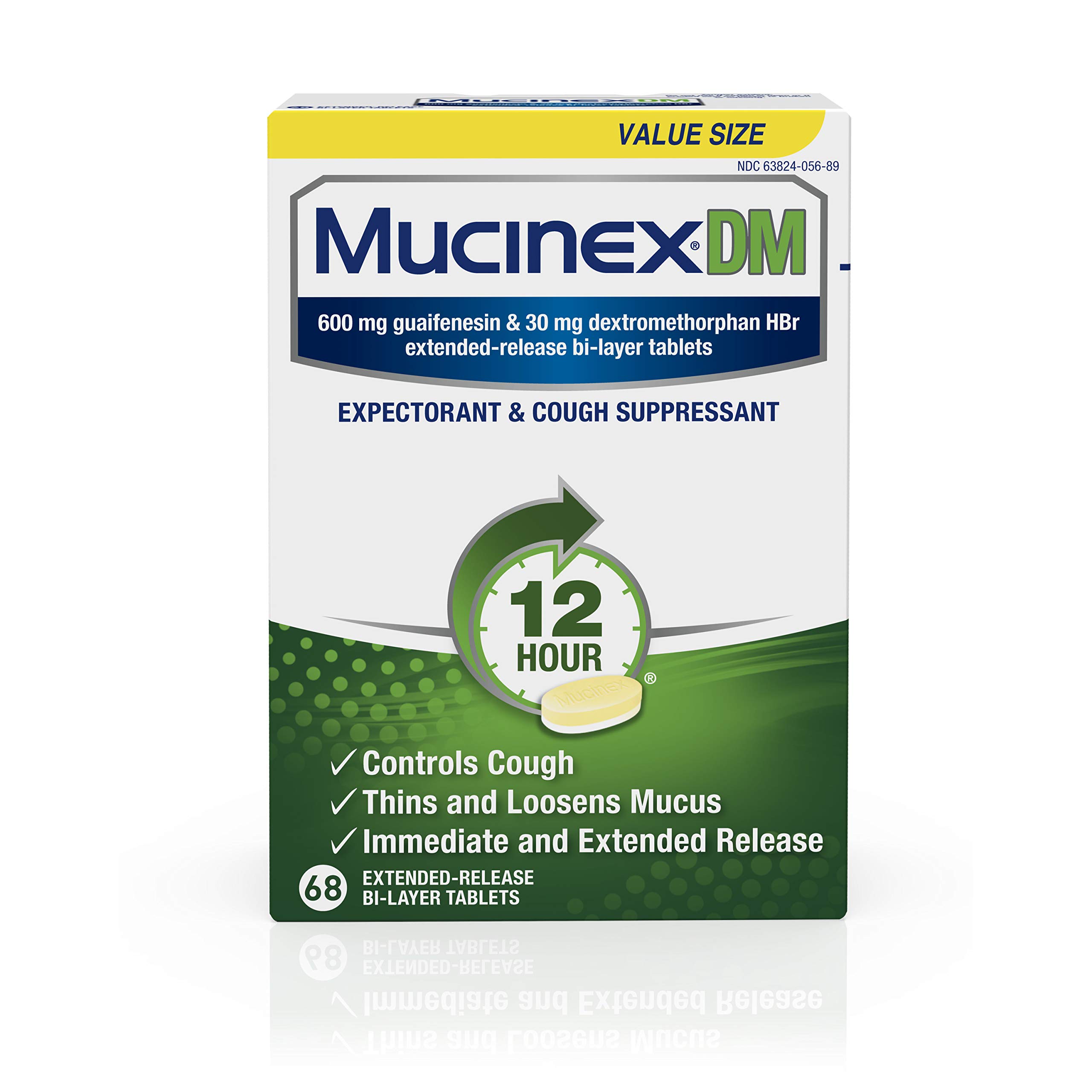 Mucinex DM 12 hour Cough and Chest Congestion Medicine