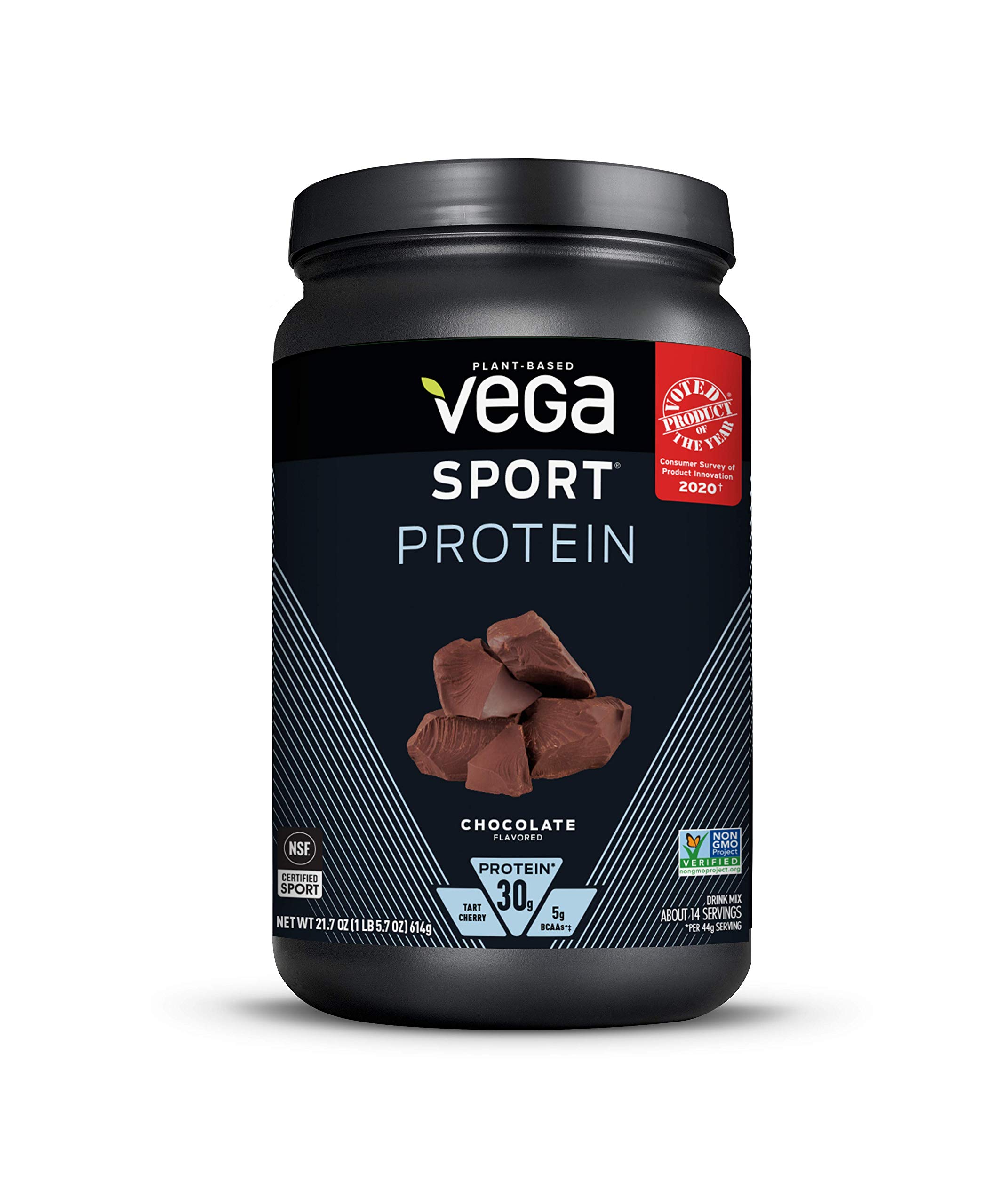 Vega Sport Protein Powder Chocolate (14 servings, 21.7 oz) Plant