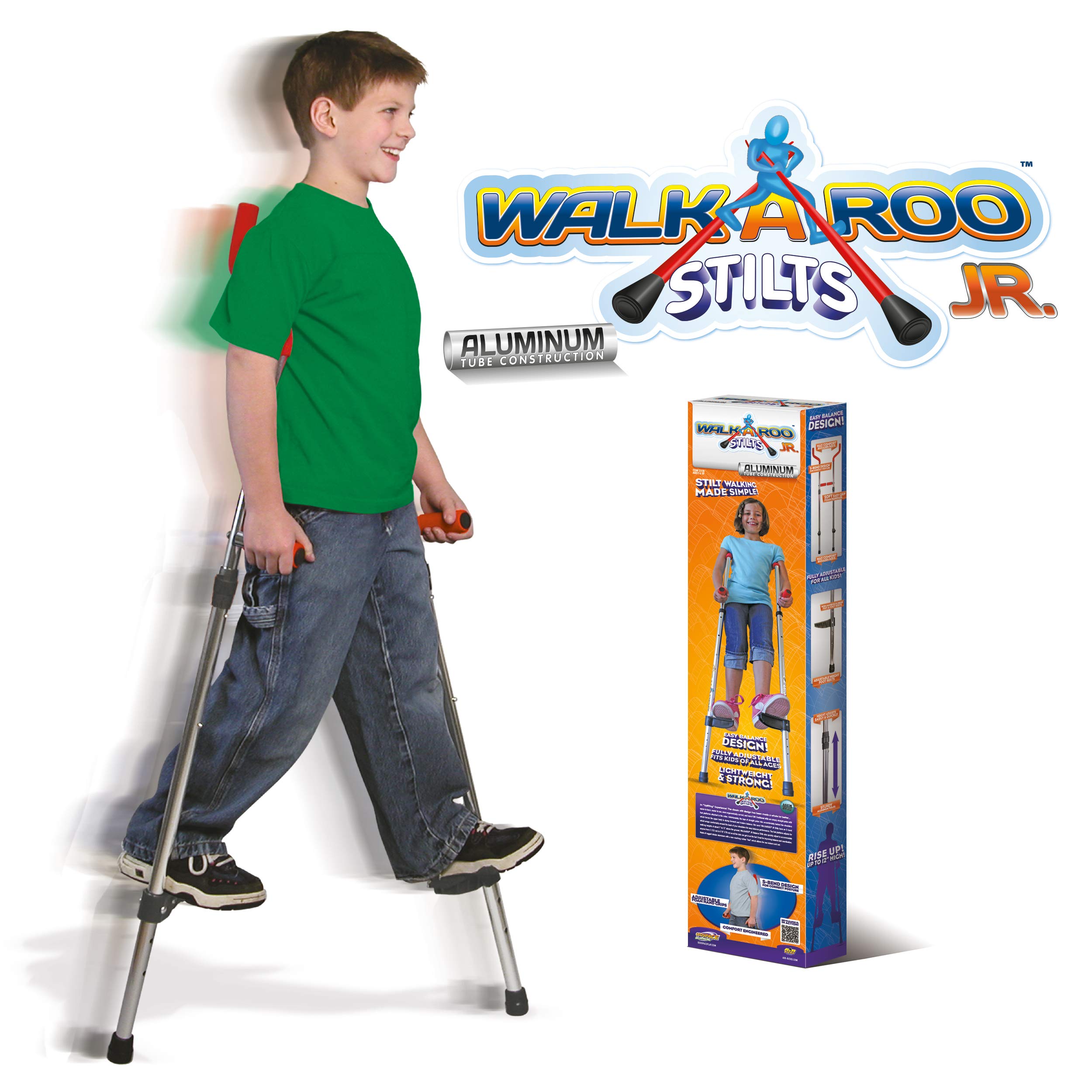 Geospace Original Walkaroo JR. Lightweight Stilts with Ergonomic