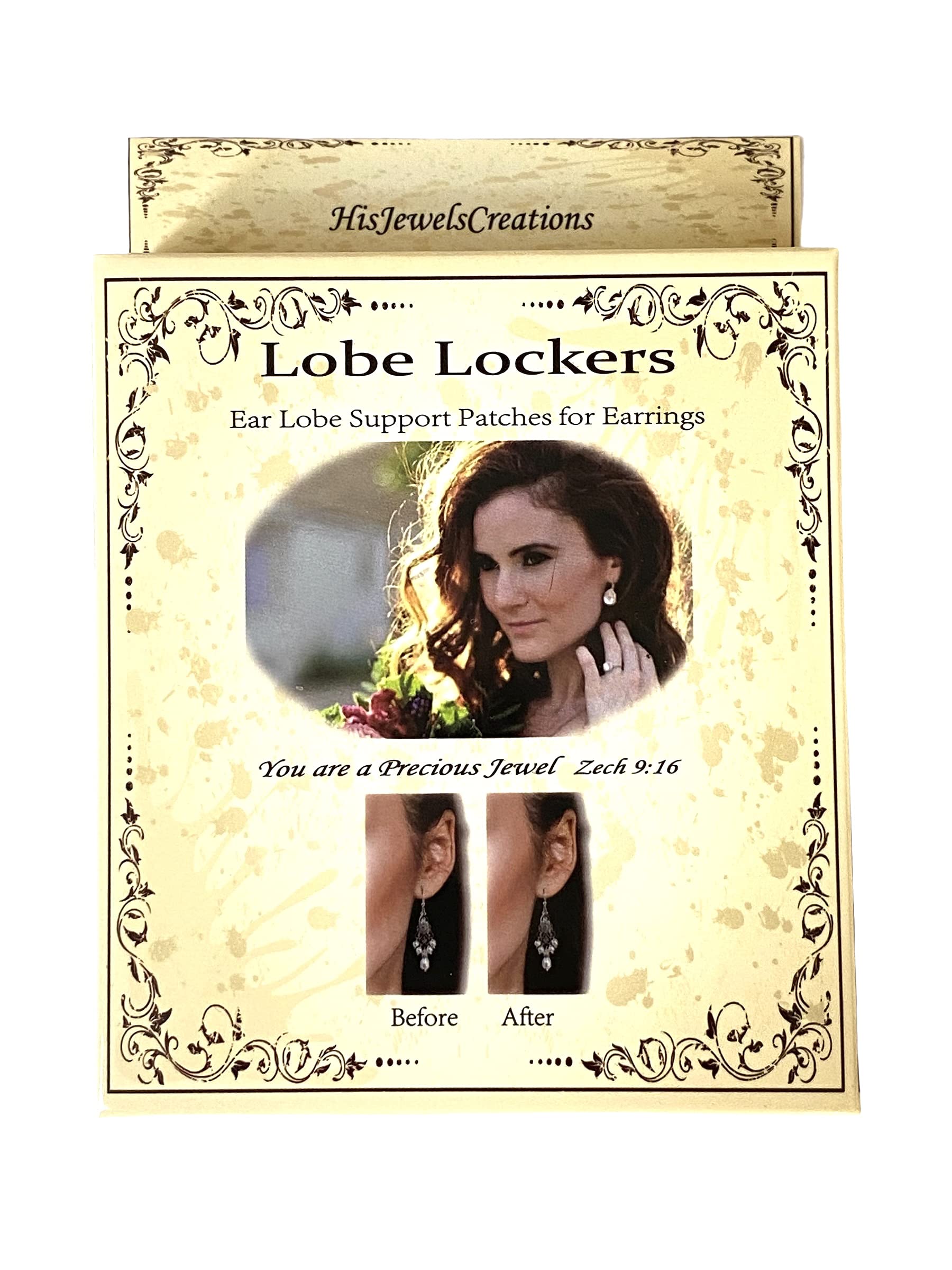 Lobe Lockers Ear Lobe Support Patches & Stabilizers for Wearing