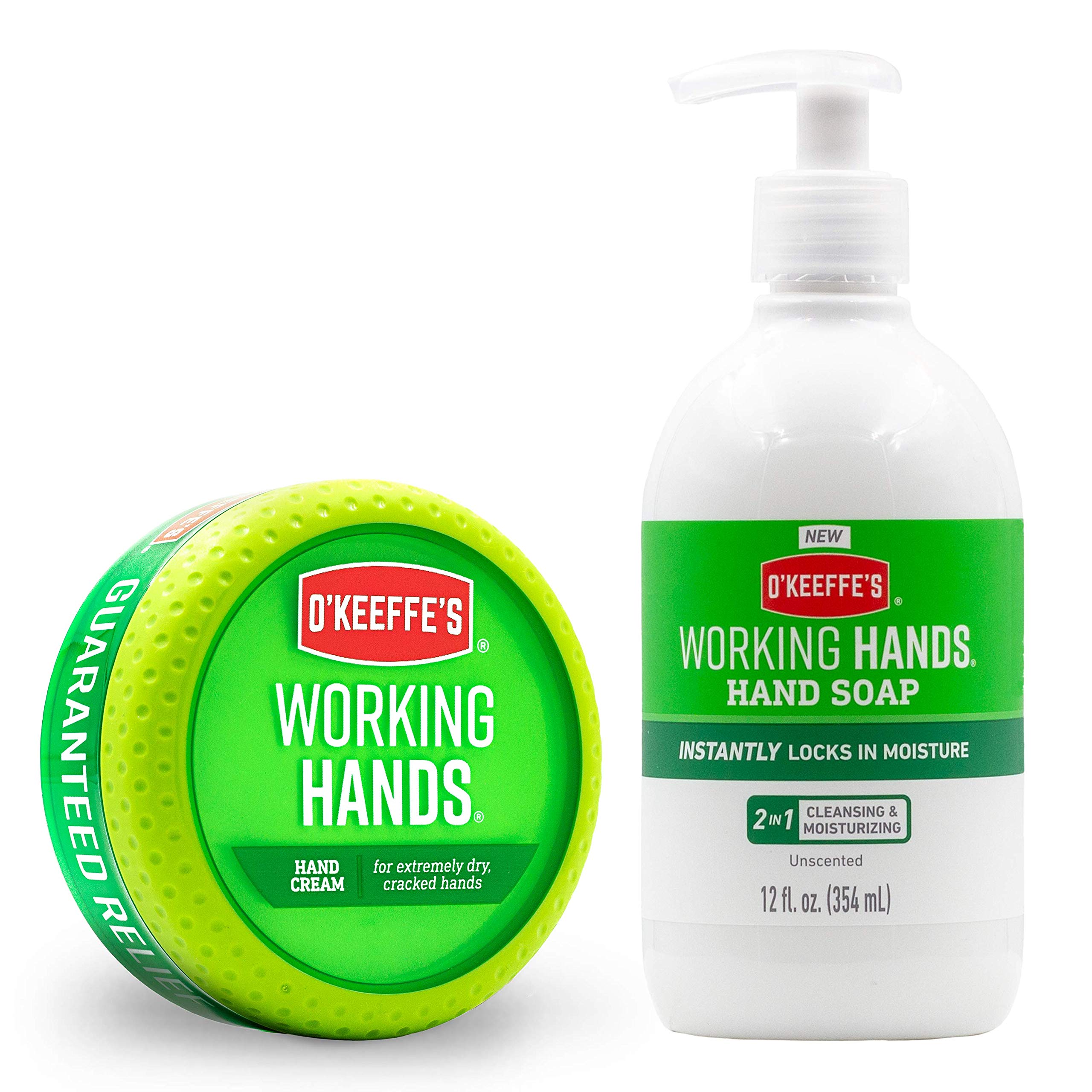 O'Keeffe's Working Hands Moisturizing Liquid Hand Soap, Unscented, 12 fl oz  (354 ml) 
