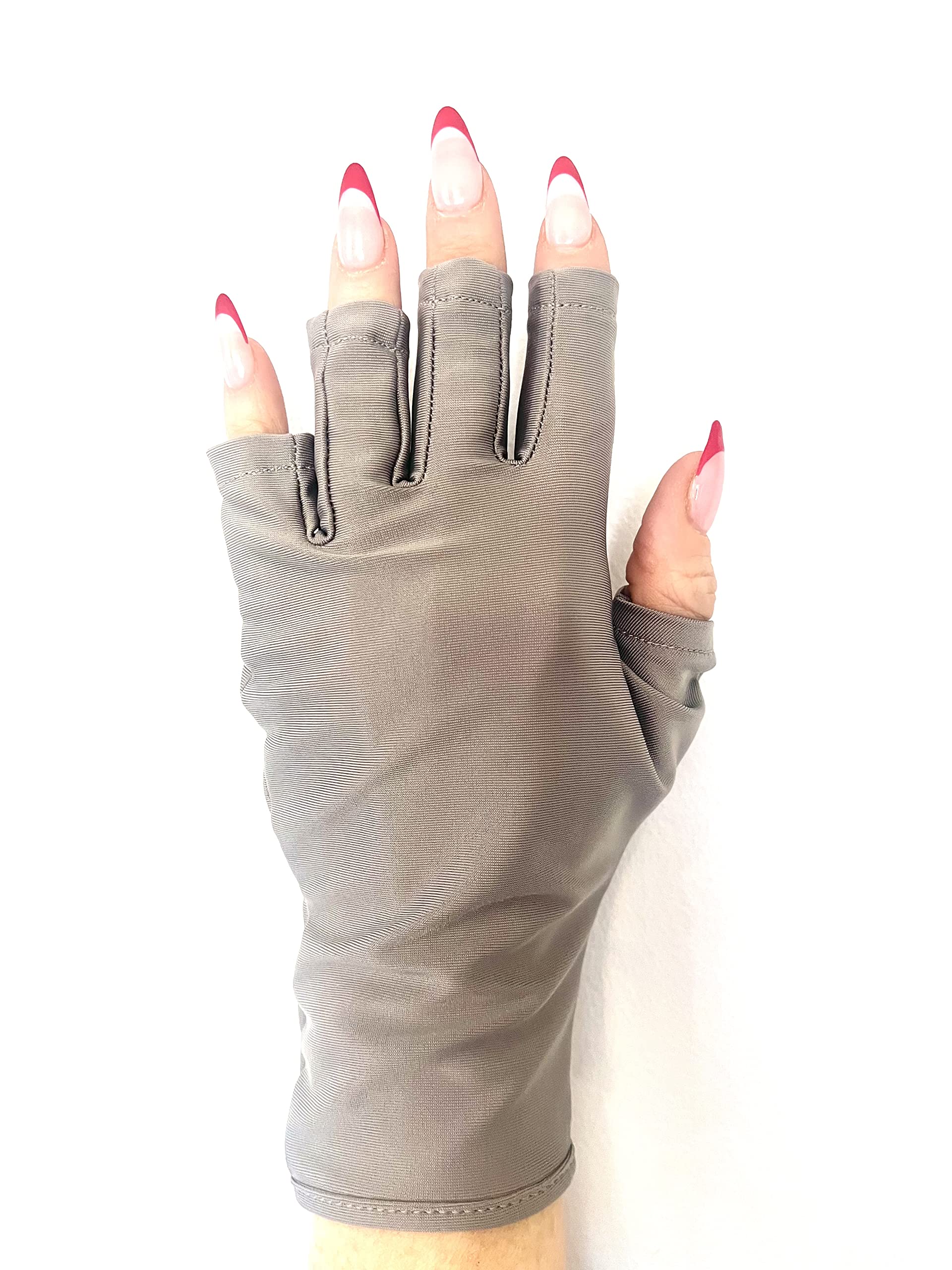 ManiGlovz - The ORIGINAL UPF 50+ UV Light Protective Nail  Gloves, Gel Manicure Gloves and Anti UV Fingerless Gloves for Women