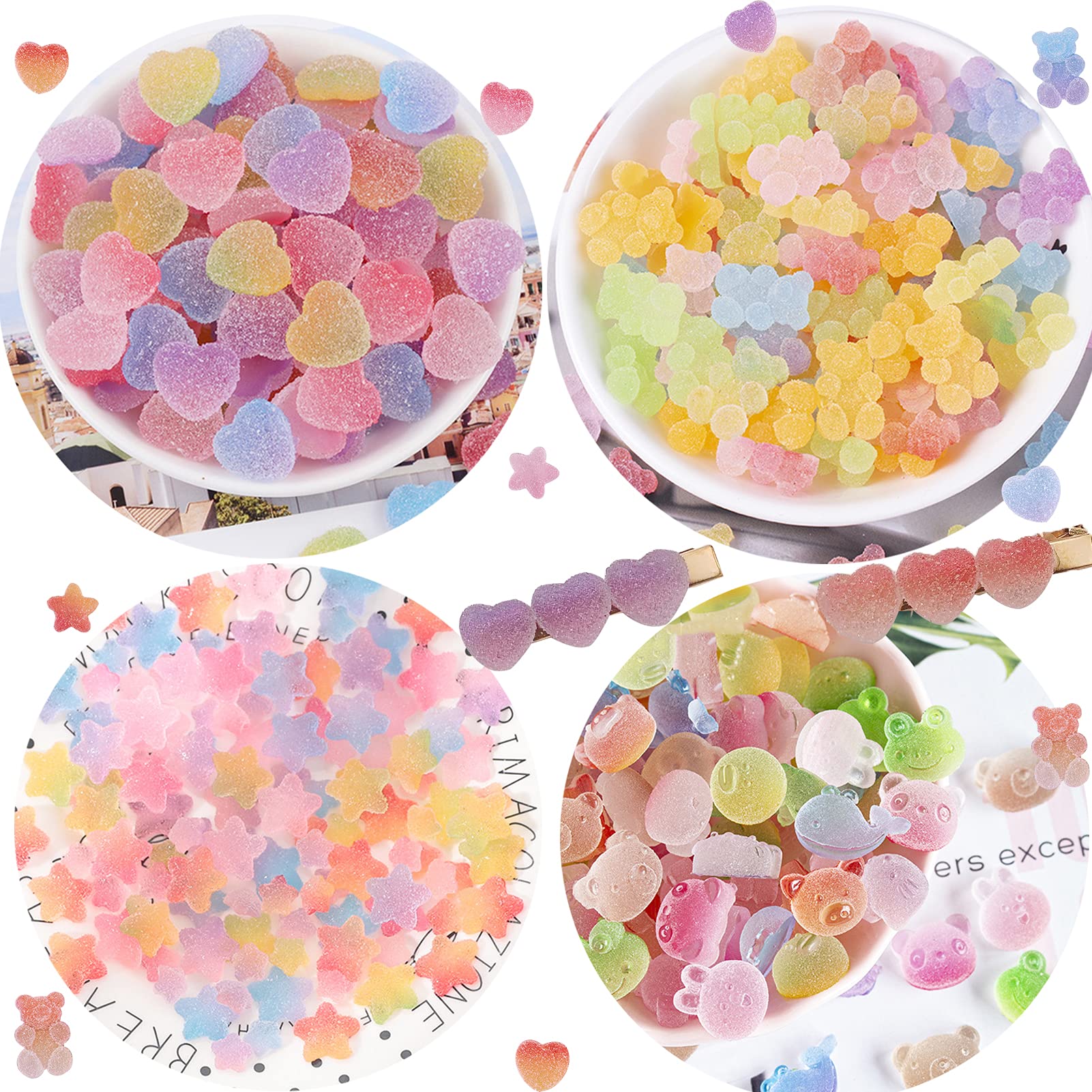 120Pcs Slime Charms Kawaii Candy Resin Charms 3D Cute Nail Charms Mini  Flatback Beads Gummy Bear Charms Bulk Resin Jewelry Making Candy  Embellishments Supplies for Cell Phone Scrapbooking DIY Crafts Colourful