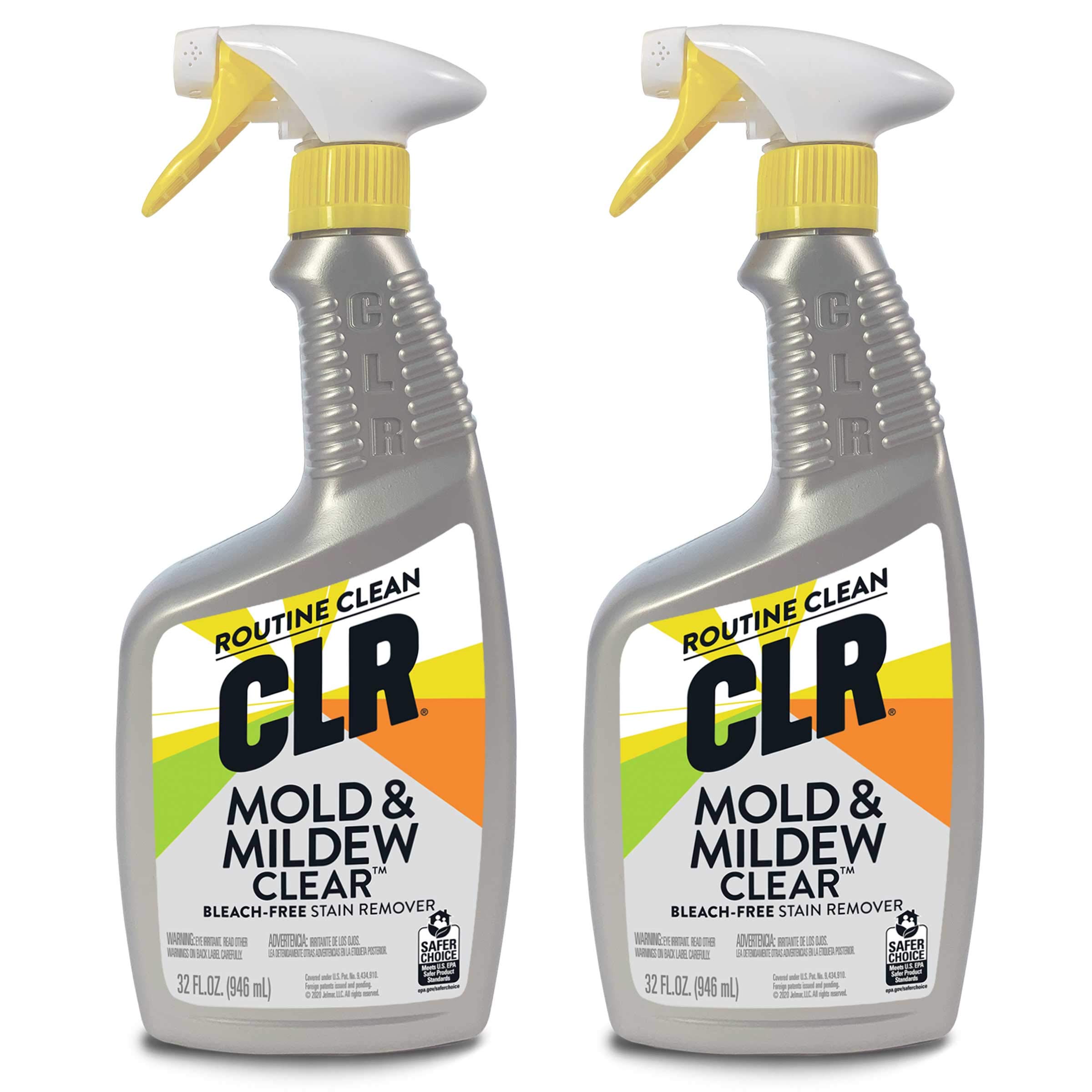 CLR Mold & Mildew Foaming Stain Remover Spray, Bleach-Free Cleaner, 32 fl  oz 